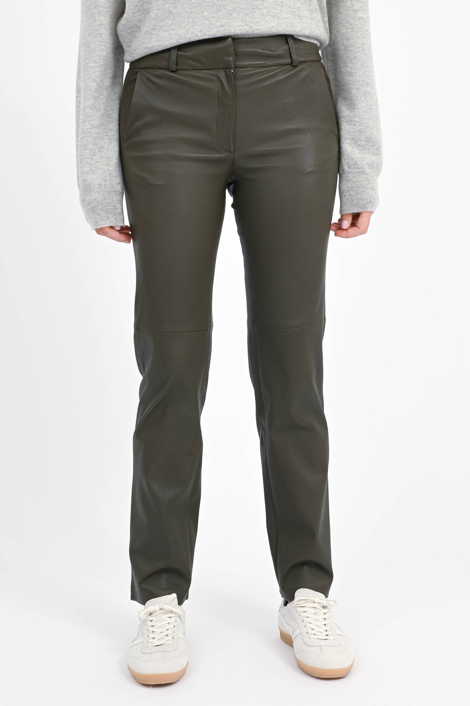 Lederhose JENNA in Dark Green