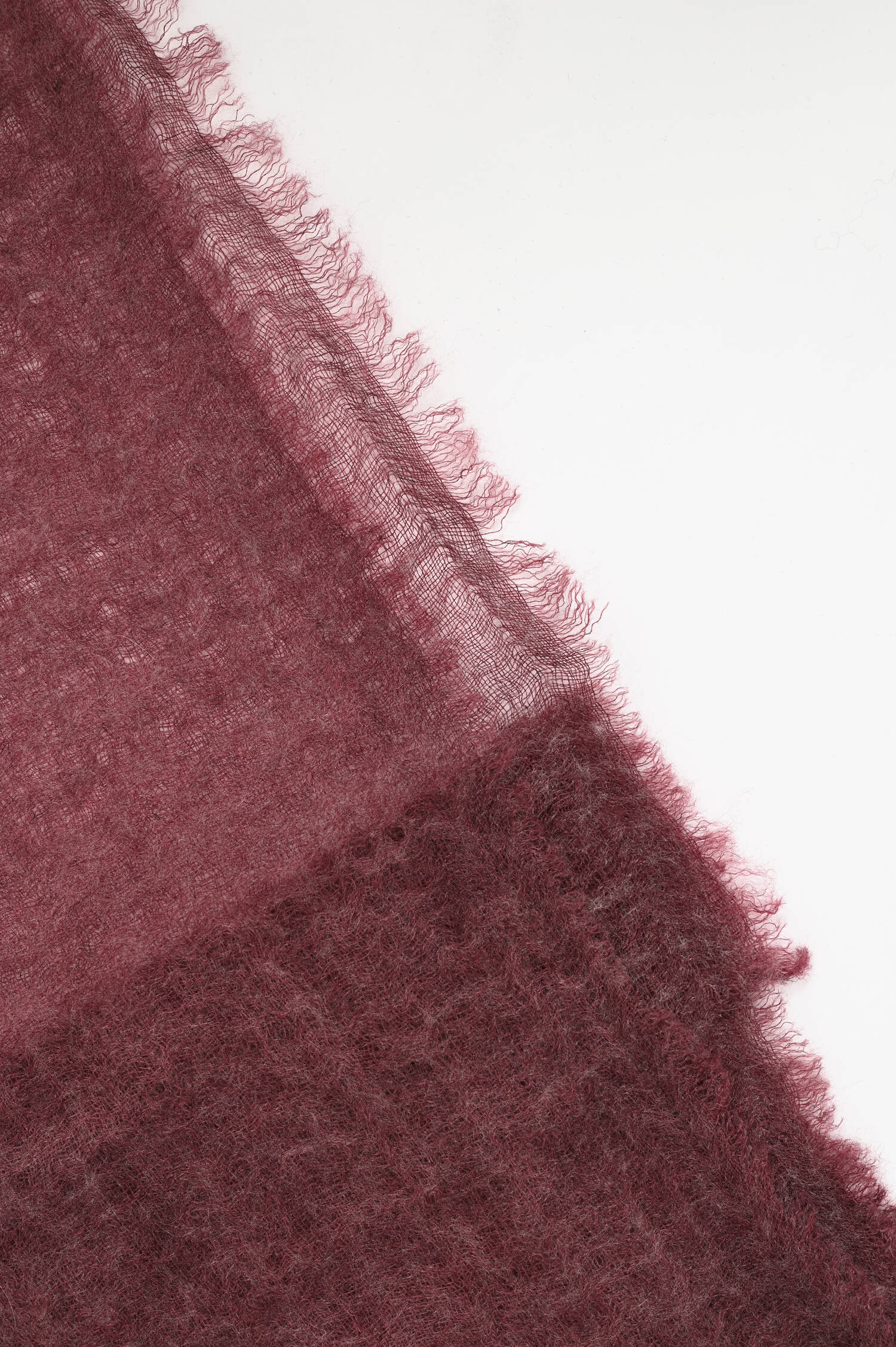 Cashmere-Schal in Bordeaux