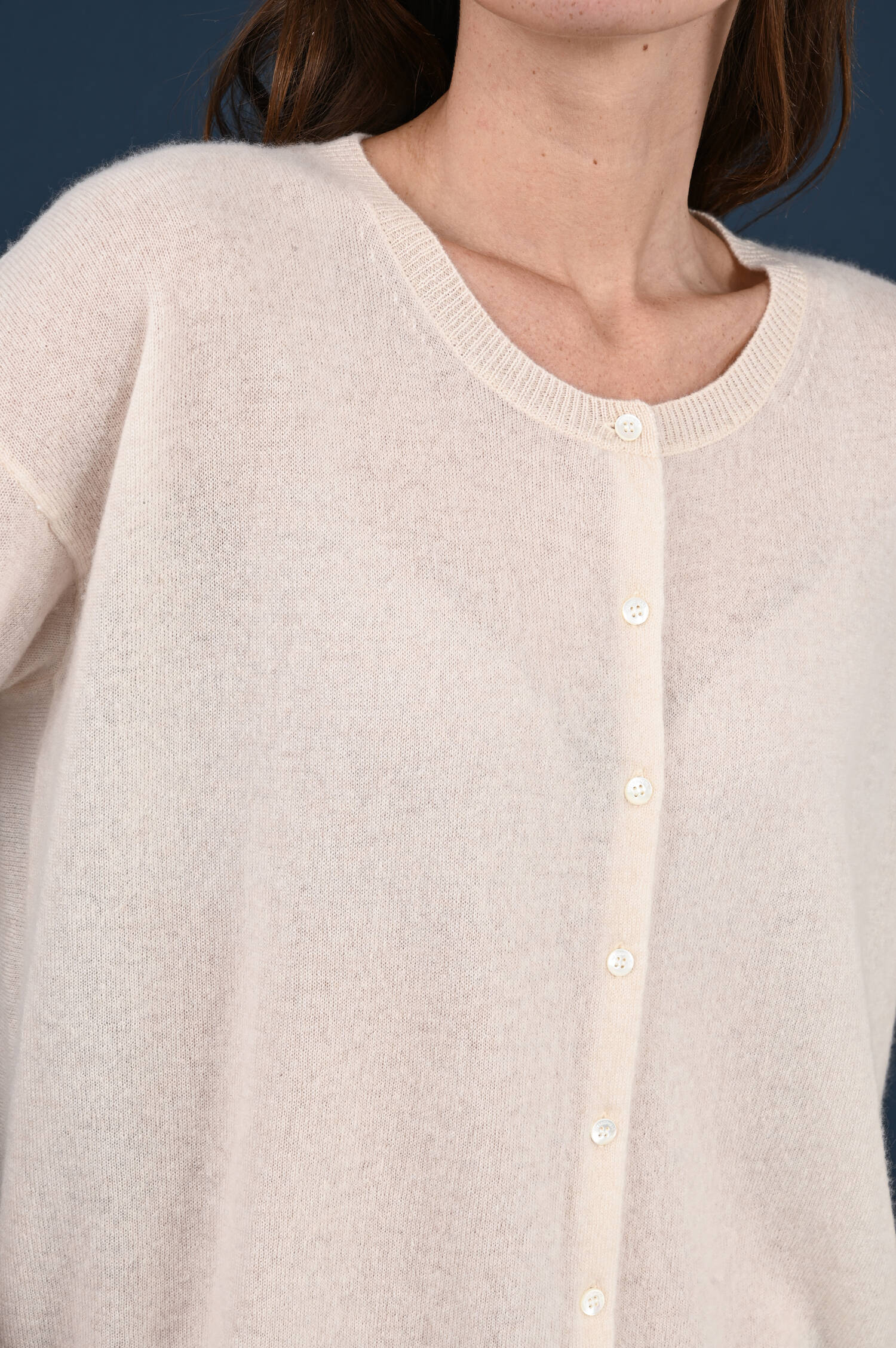 Cashmere Strickweste in Beige