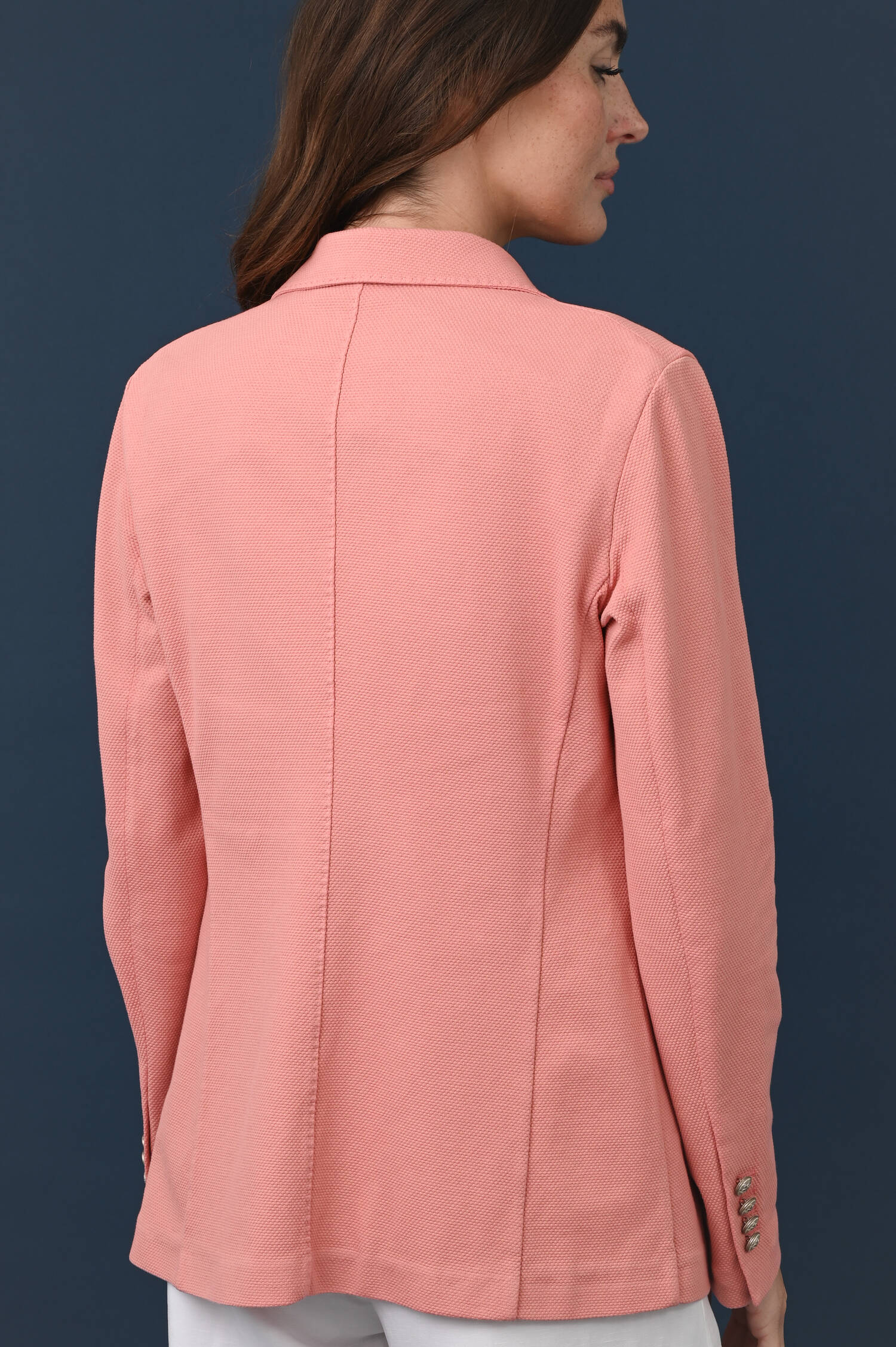 Strukturierter Blazer in Rosa