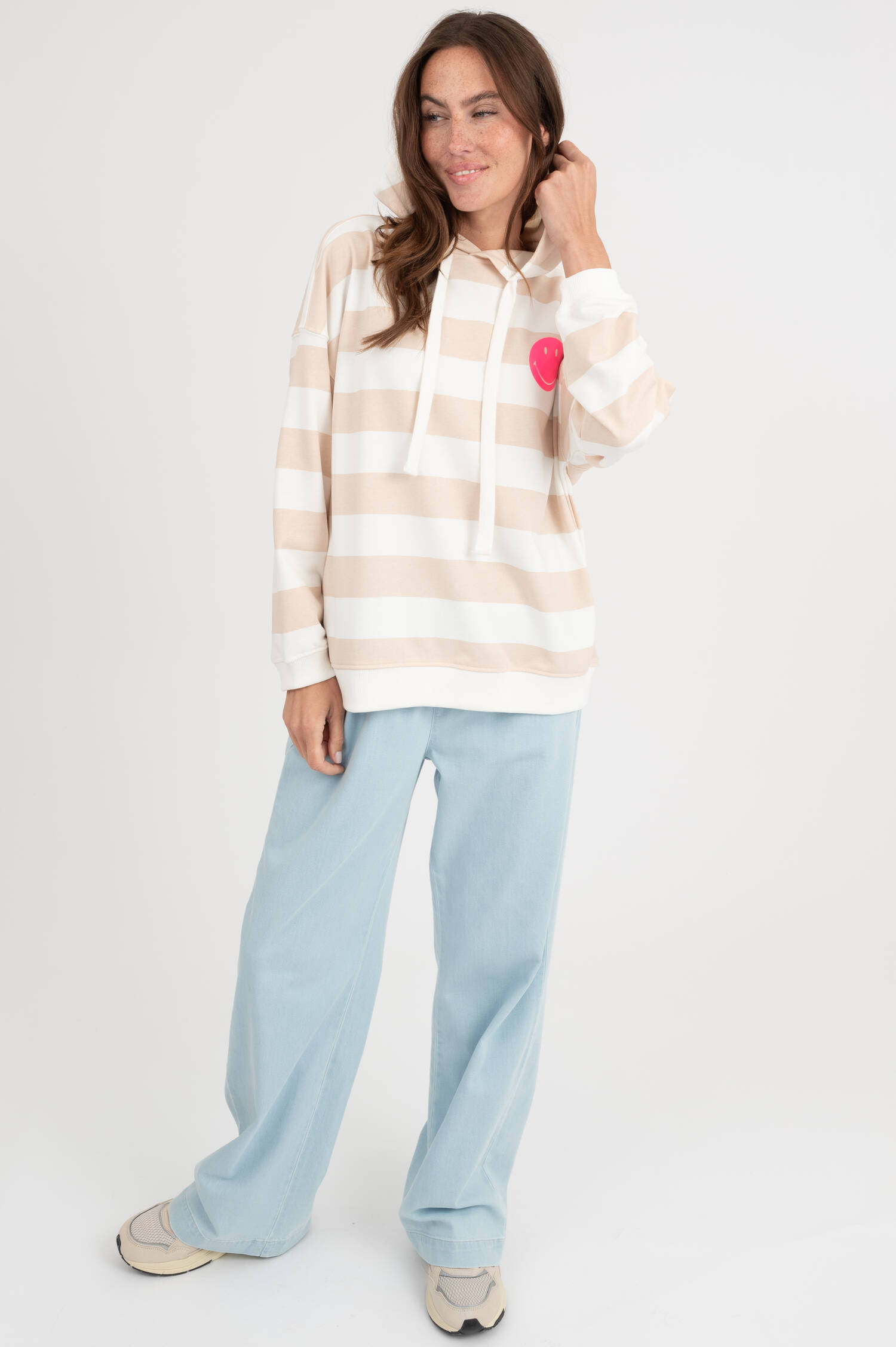 Oversize Sweater in Beige/Ecru Oversize Sweater in Beige/Ecru