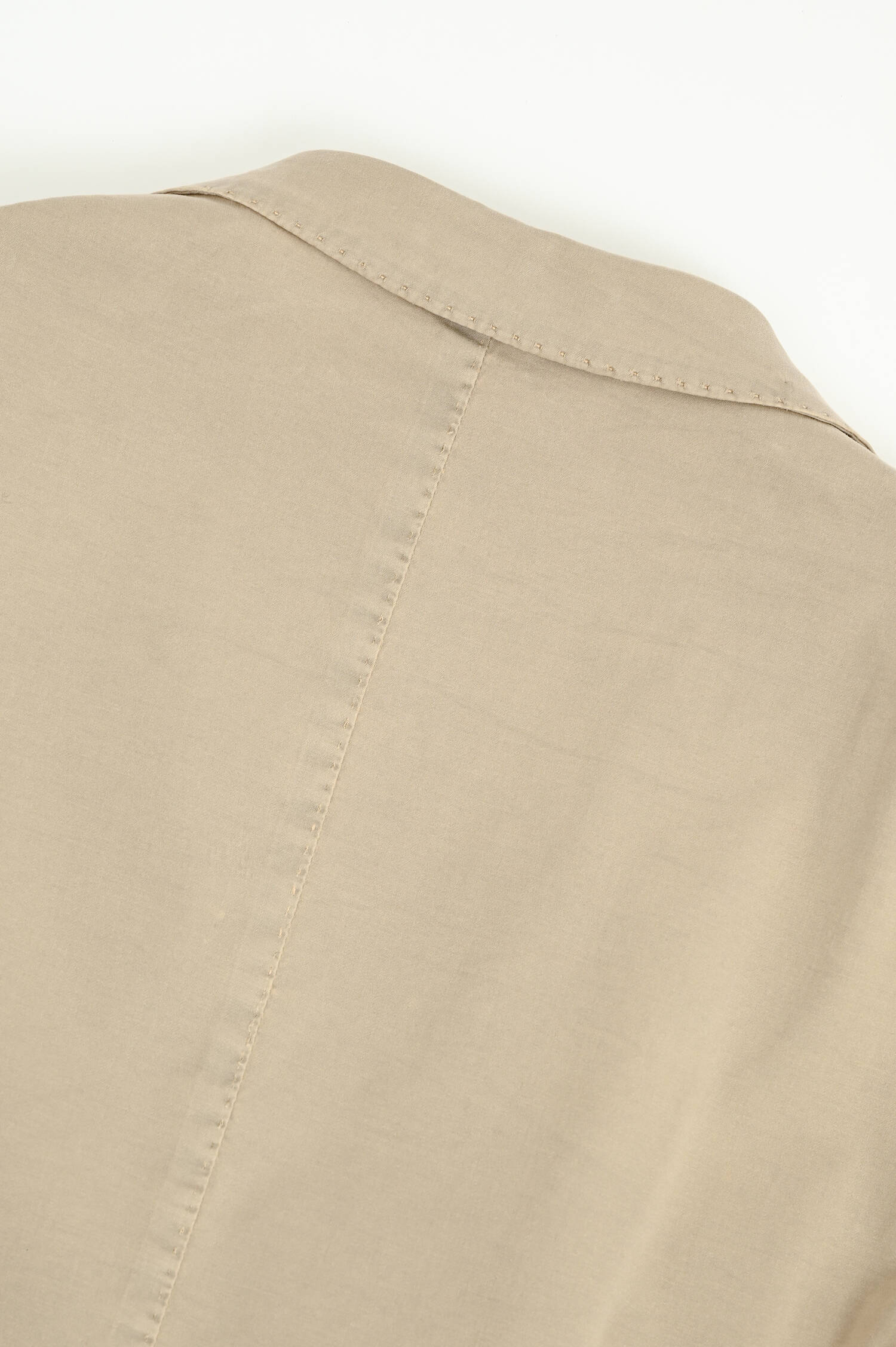 Sakko aus Baumwoll-Seiden-Mix in Beige