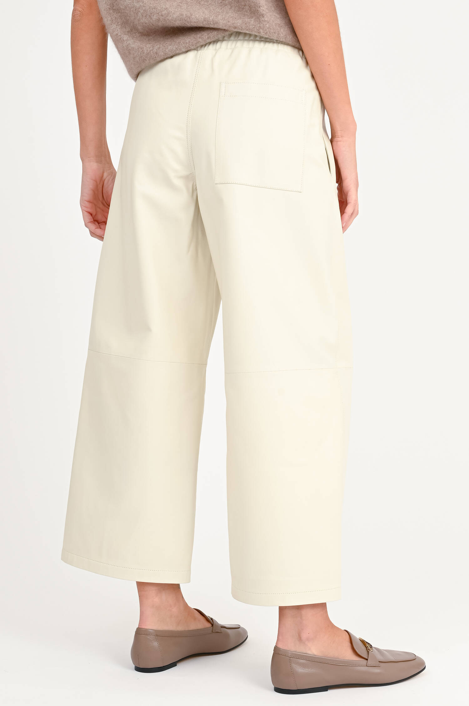 Wide-Leg Culotte ELIZABETH in Ecru