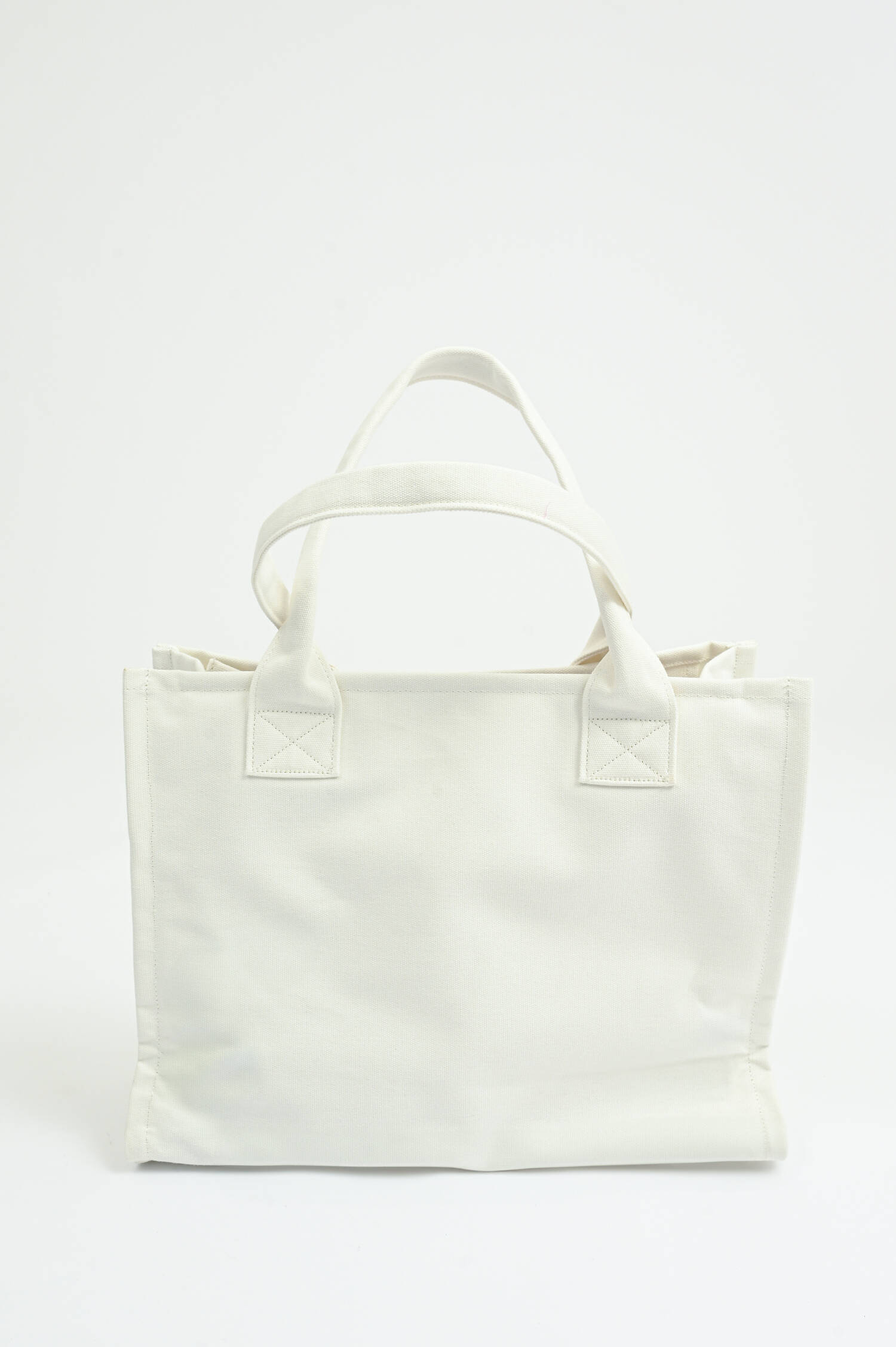 Large Canvas Tote in Weiß