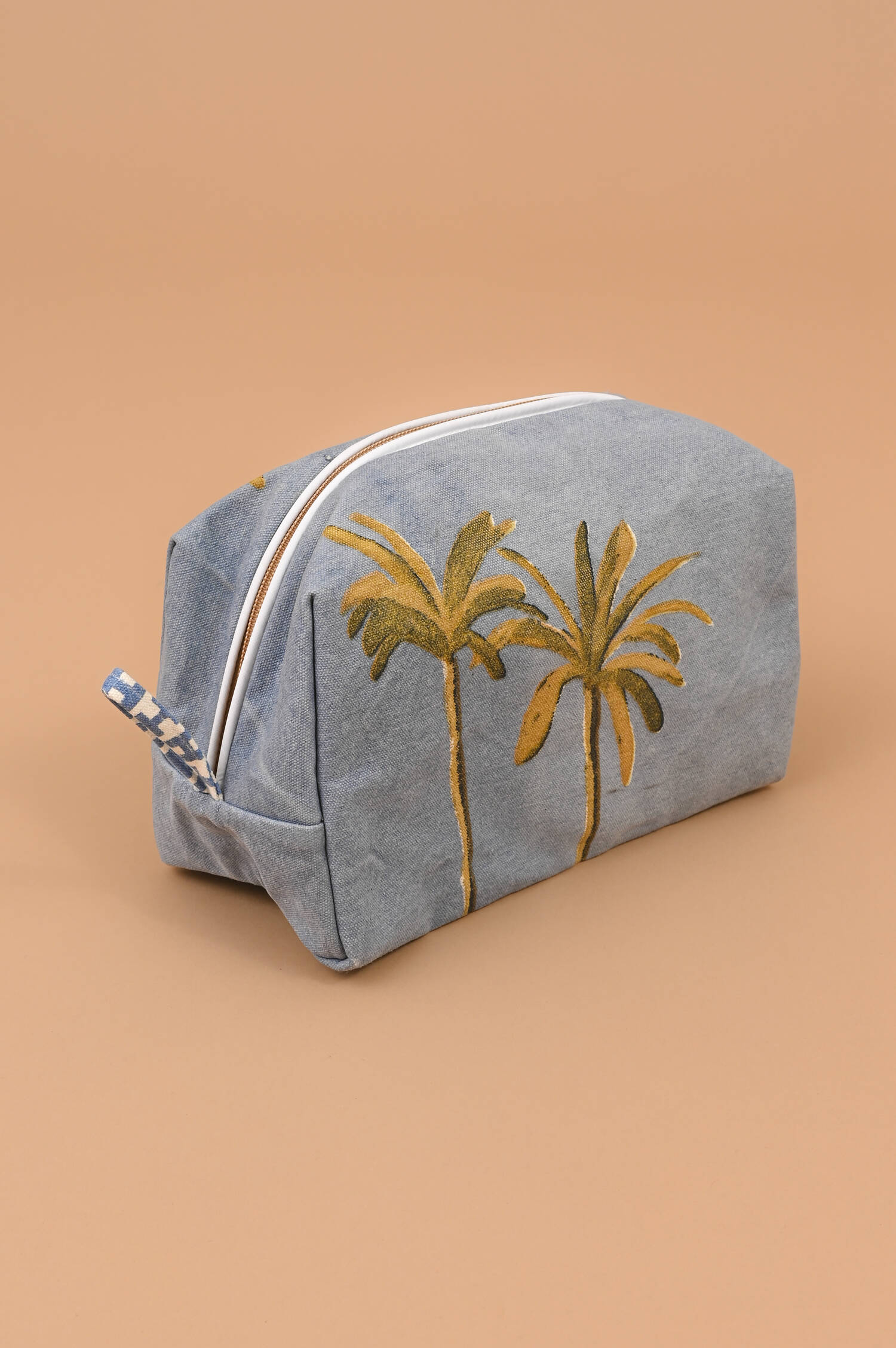 Necessaire in Palm Blue