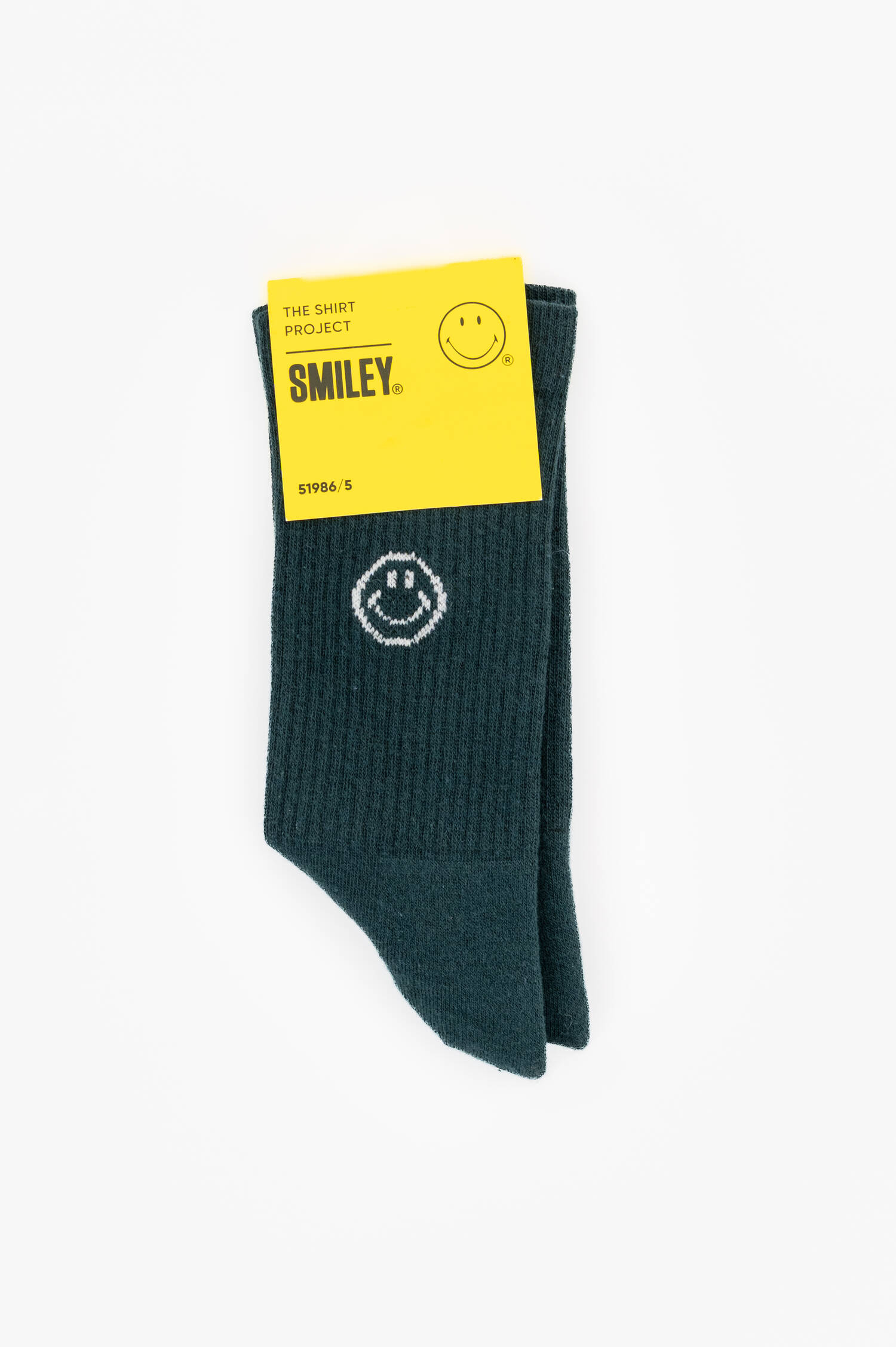 Socken mit Smiley in Grün Socken mit Smiley in Grün
