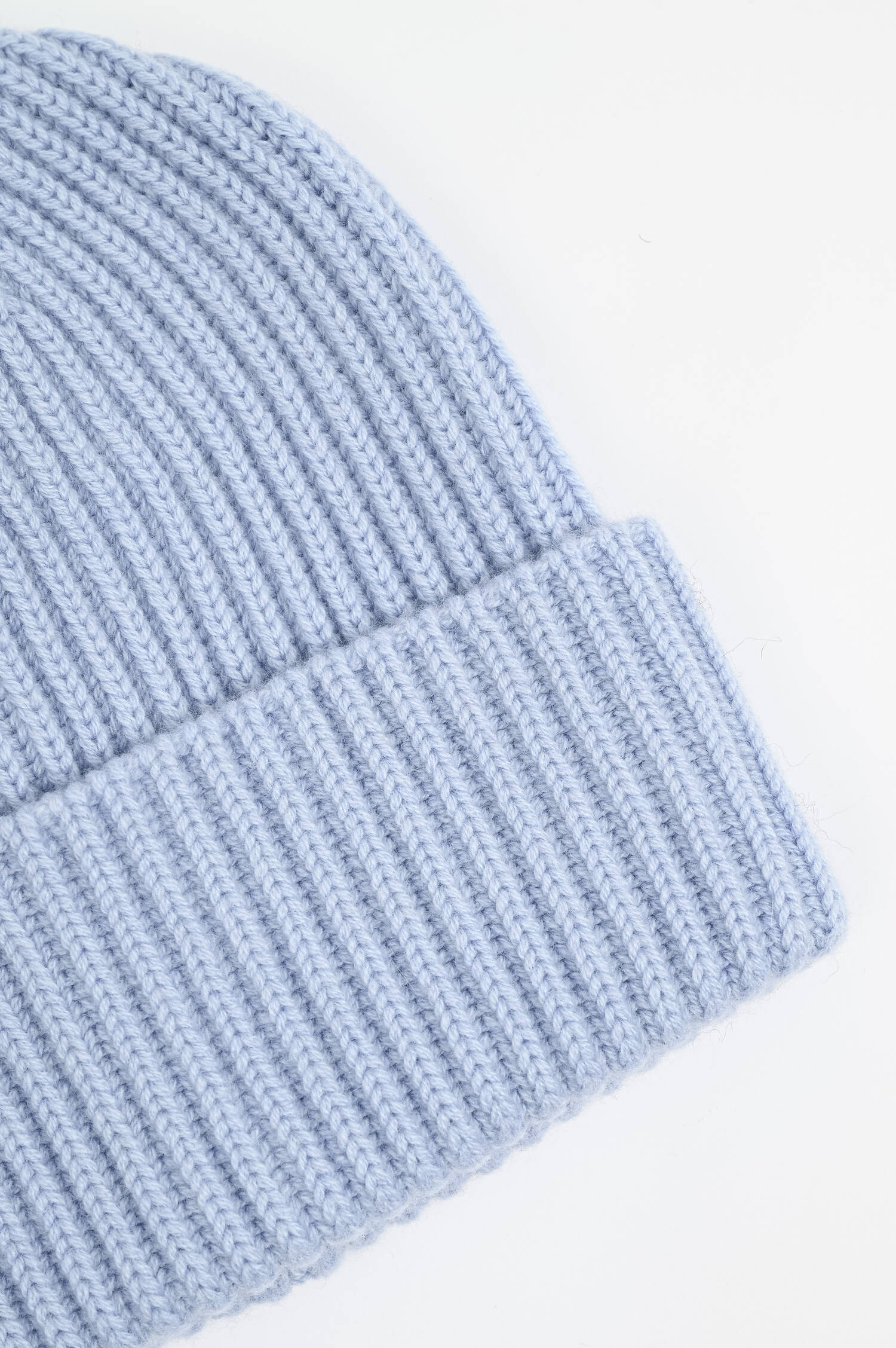 Midi-Mütze BARI aus Cashmere in Hellblau Midi-Mütze BARI aus Cashmere in Hellblau