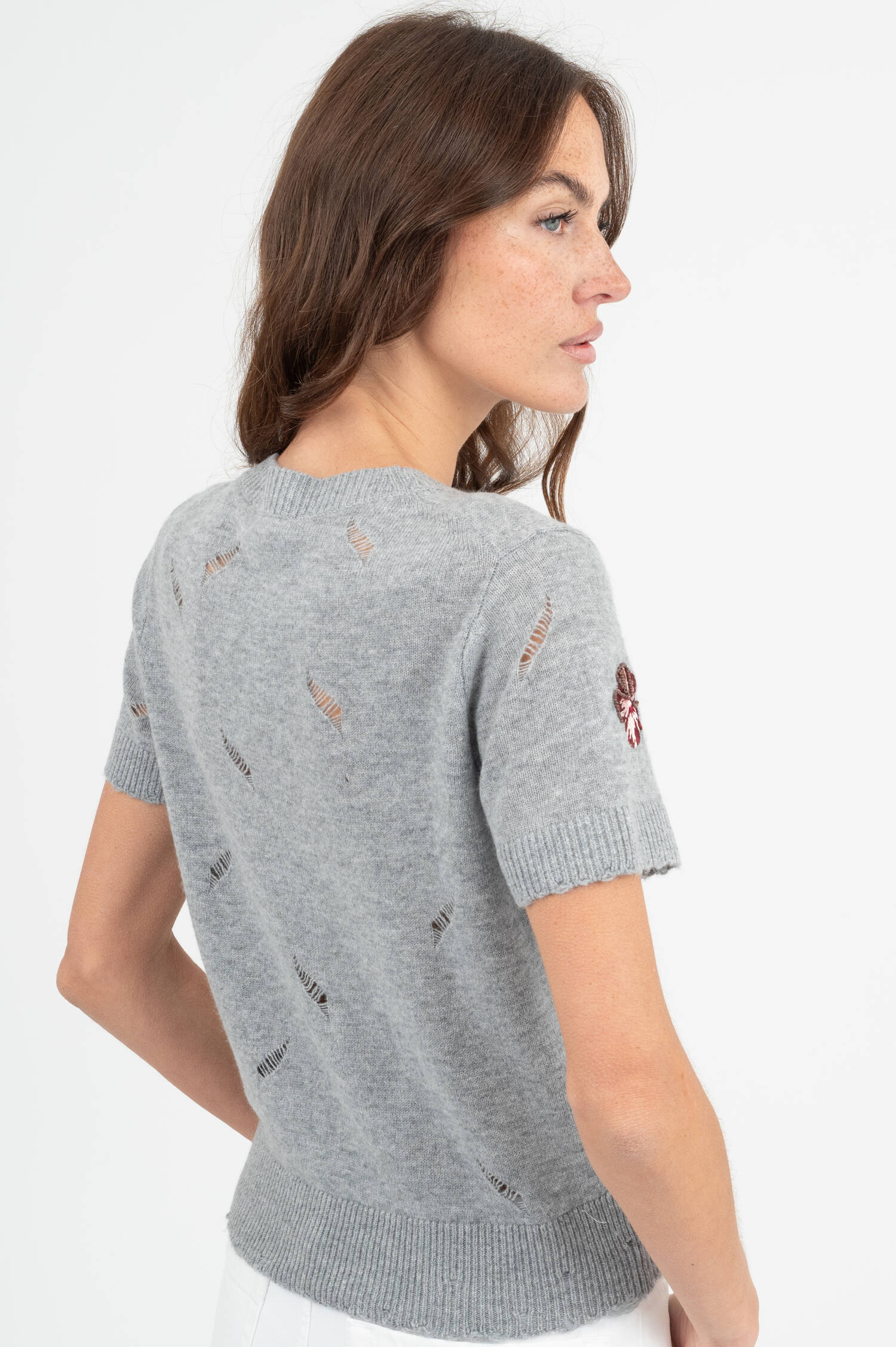 Cashmere Pullover in Grau Cashmere Pullover in Grau