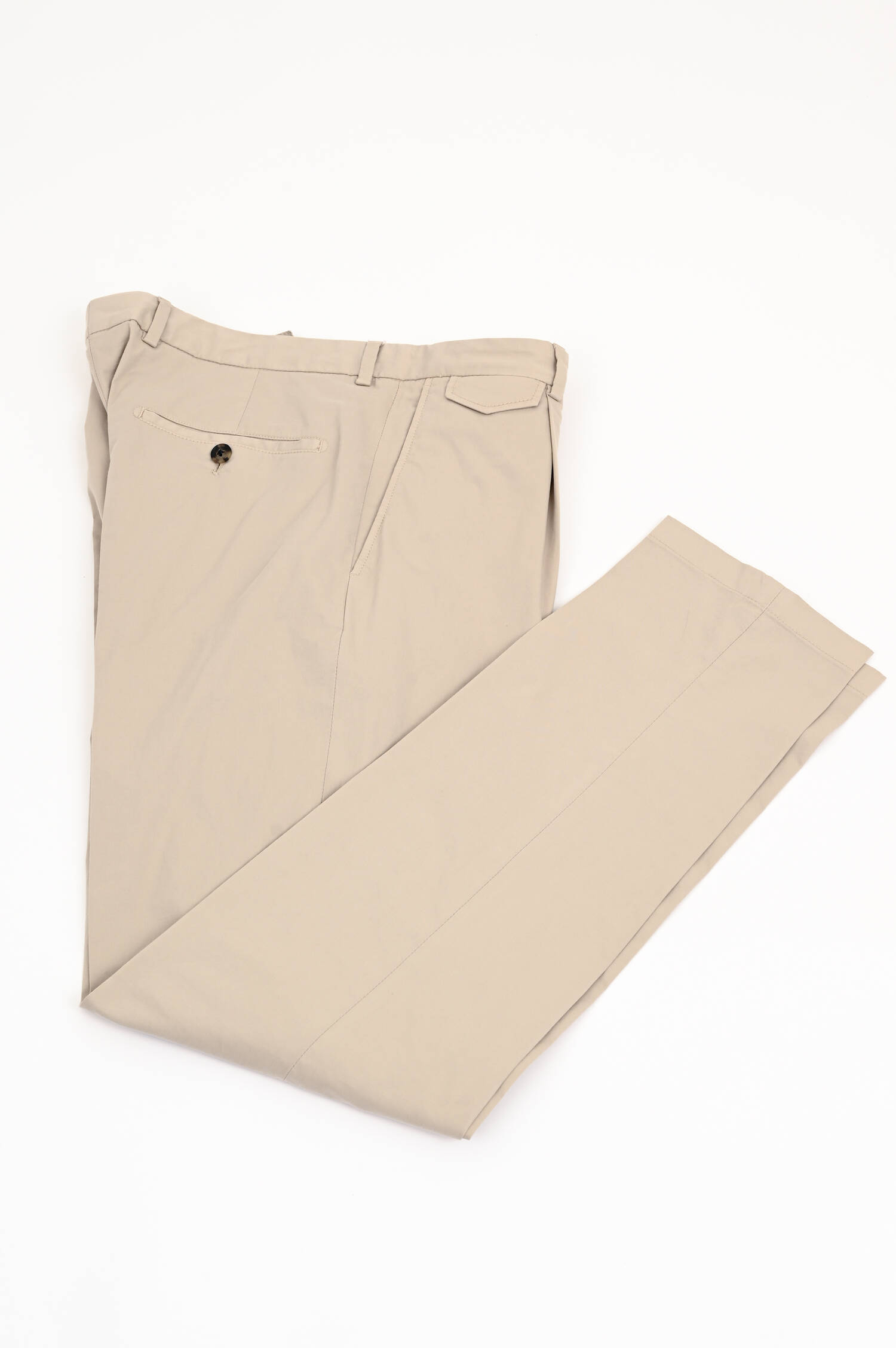 Anzug aus Bauwolle in Beige