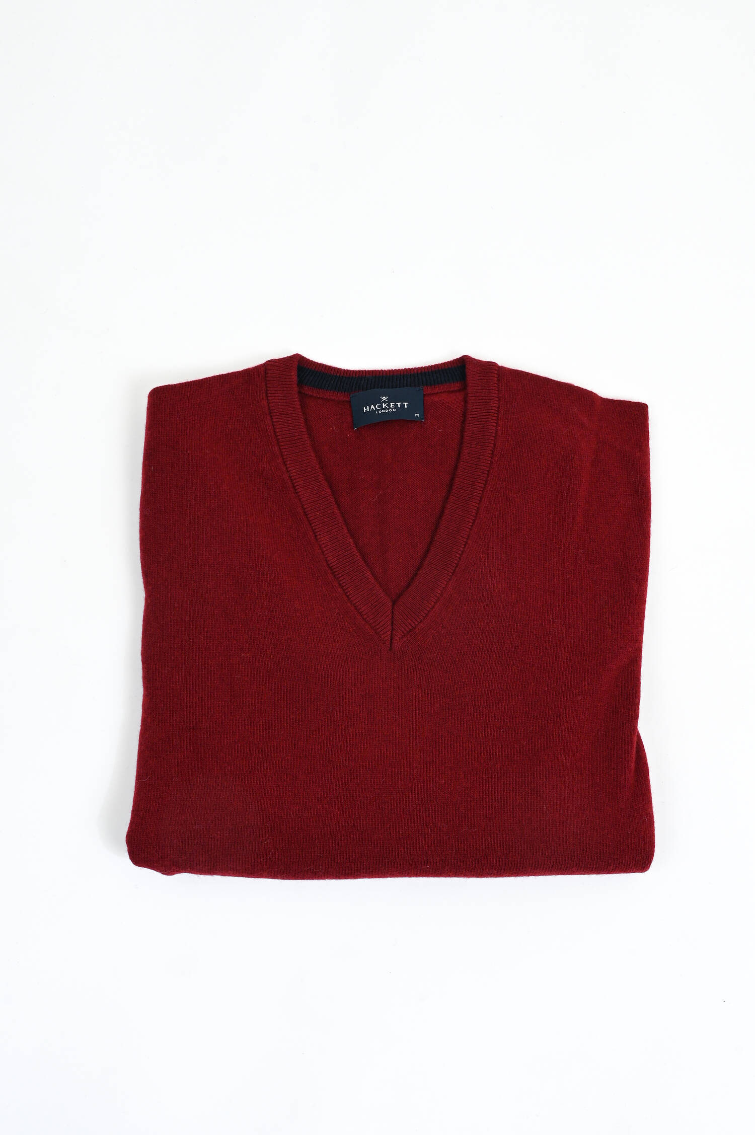 Pullover aus Wolle-Cashmere-Mix in Bordeaux