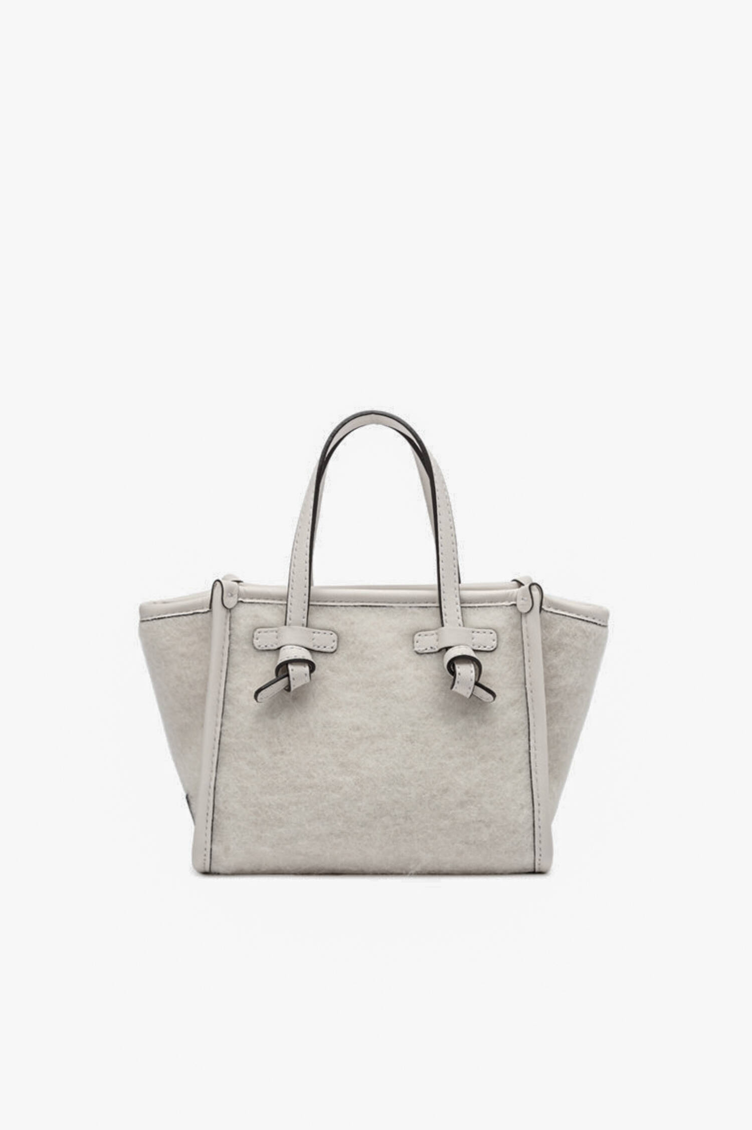 Kleine Tasche FURRY in Creme