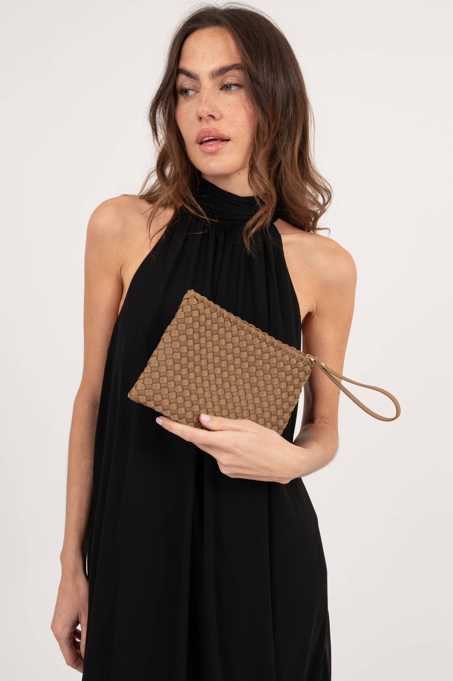 Neopren Clutch MARREA in Braun Neopren Clutch MARREA in Braun