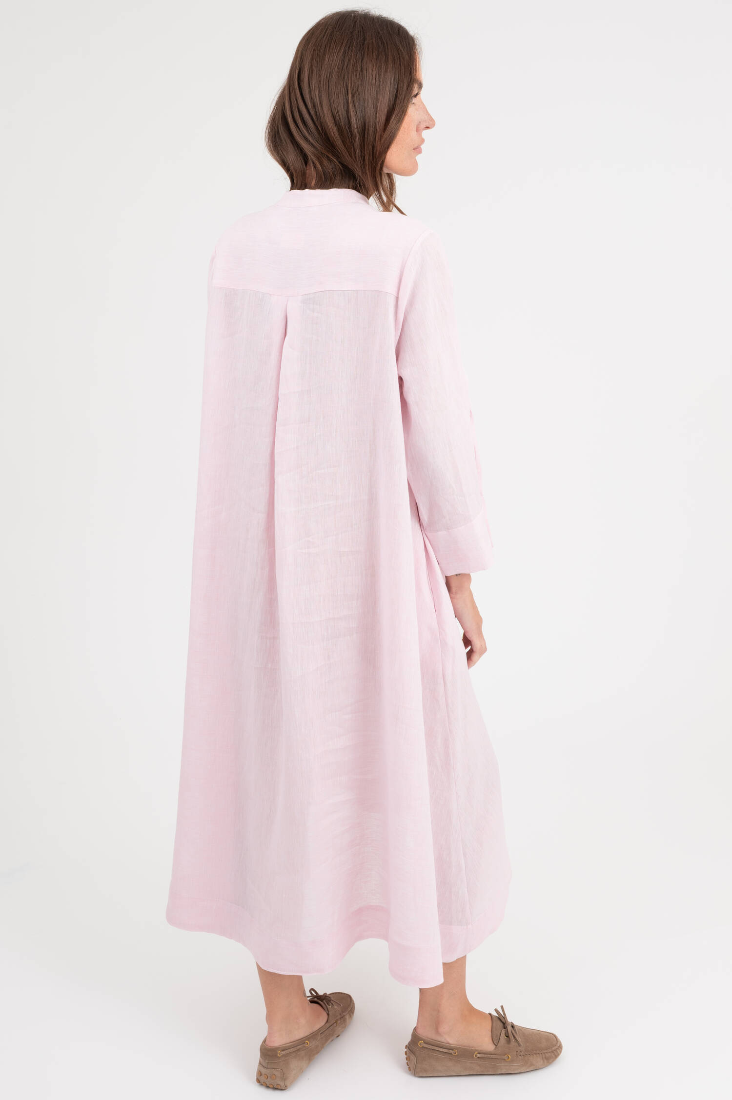 Leinenkleid in Rosa Leinenkleid in Rosa