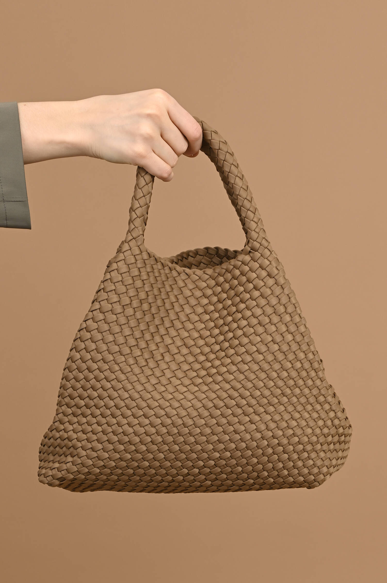 Neopren Shopper in Braun