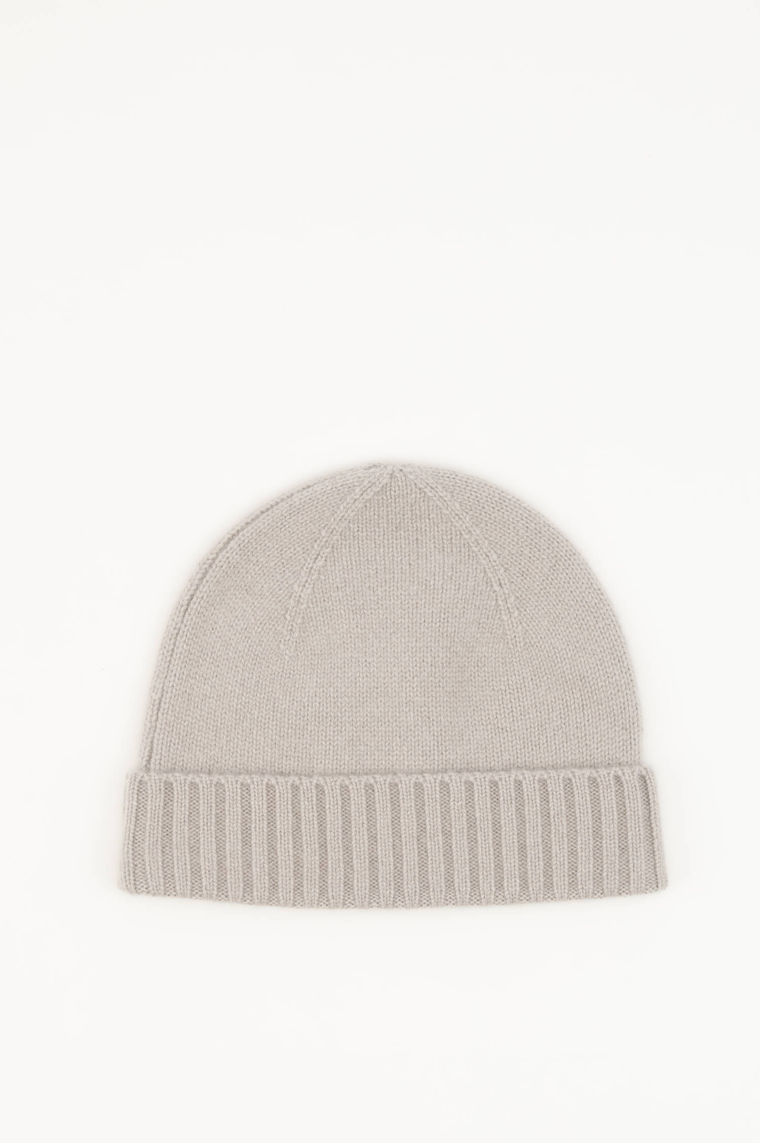 Cashmere-Beanie in Helltaupe
