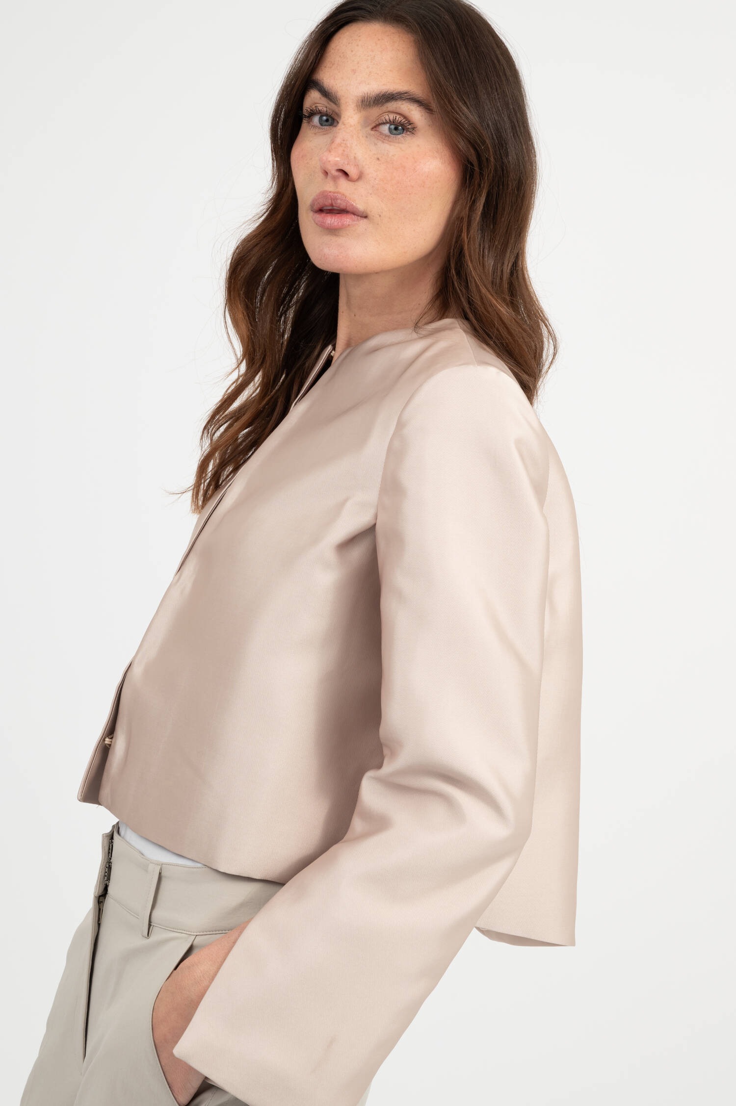 Bluse RUTHIE in Soft Beige