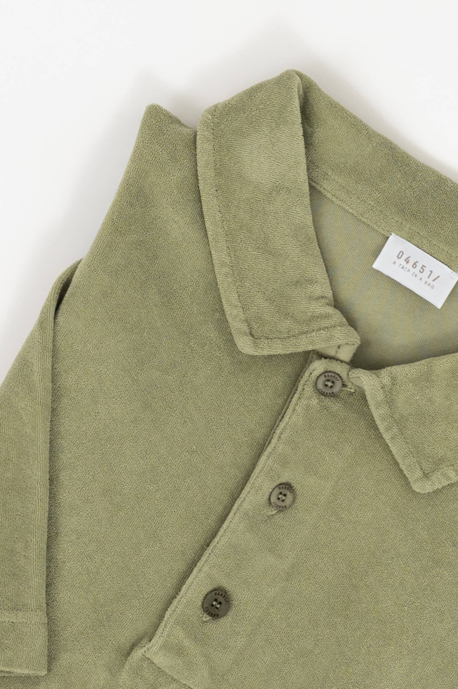 Frottee Poloshirt TERRY in Grün