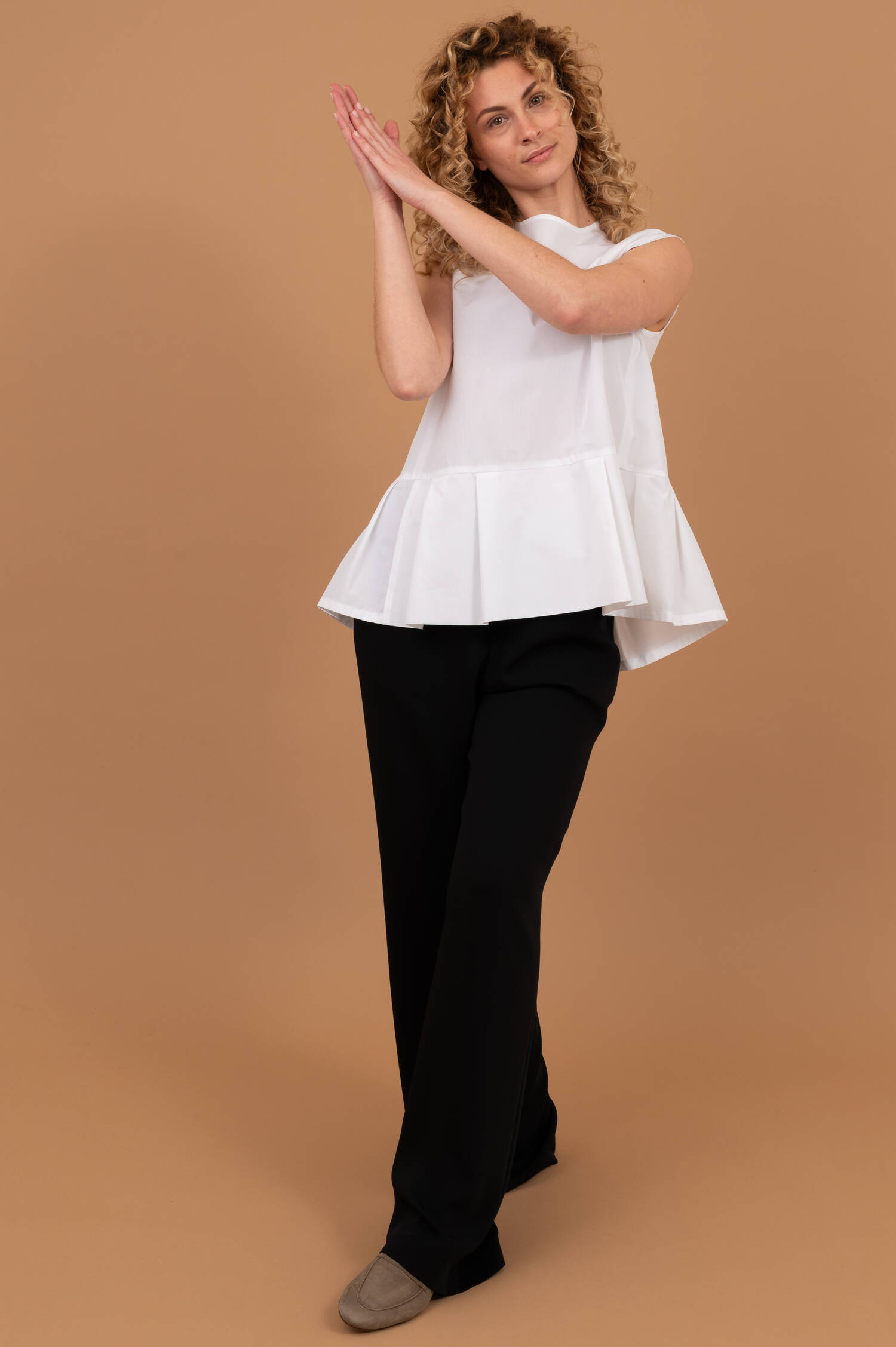 Blusentop BRAVA in Weiß Blusentop BRAVA in Weiß