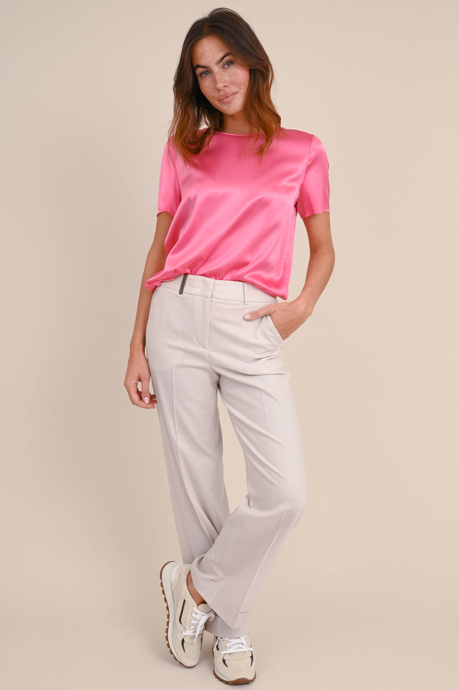 Wollfleece Hose in Sand