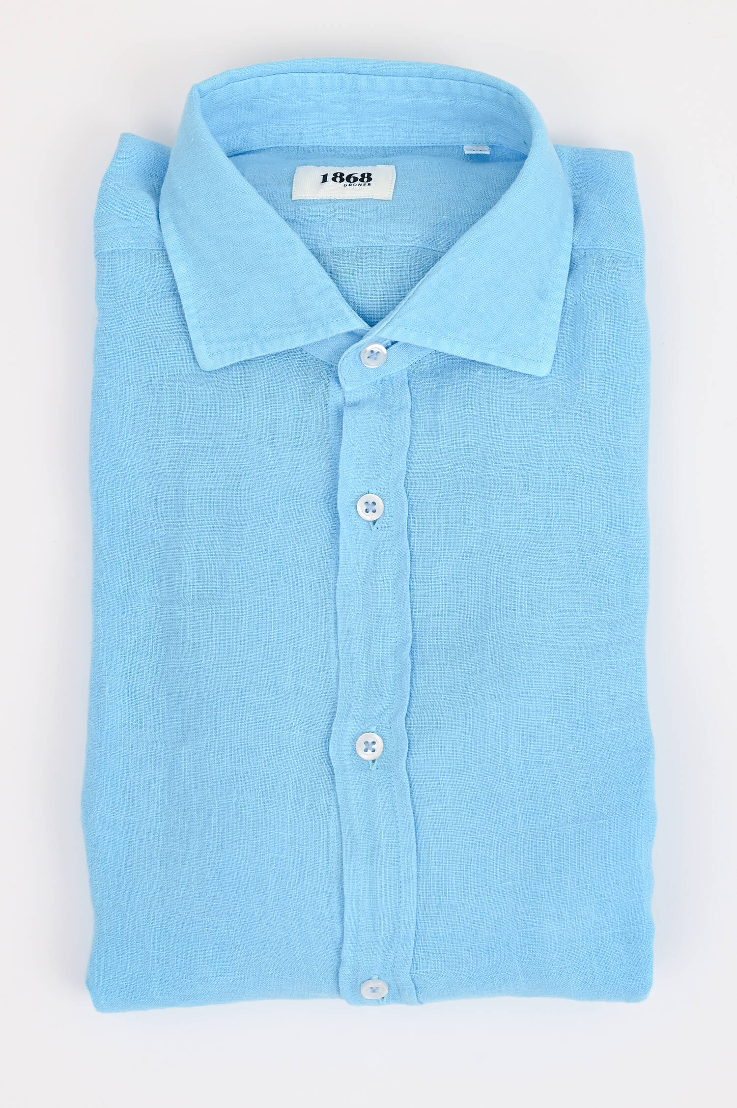 Leinenhemd in Türkisblau Leinenhemd in Türkisblau