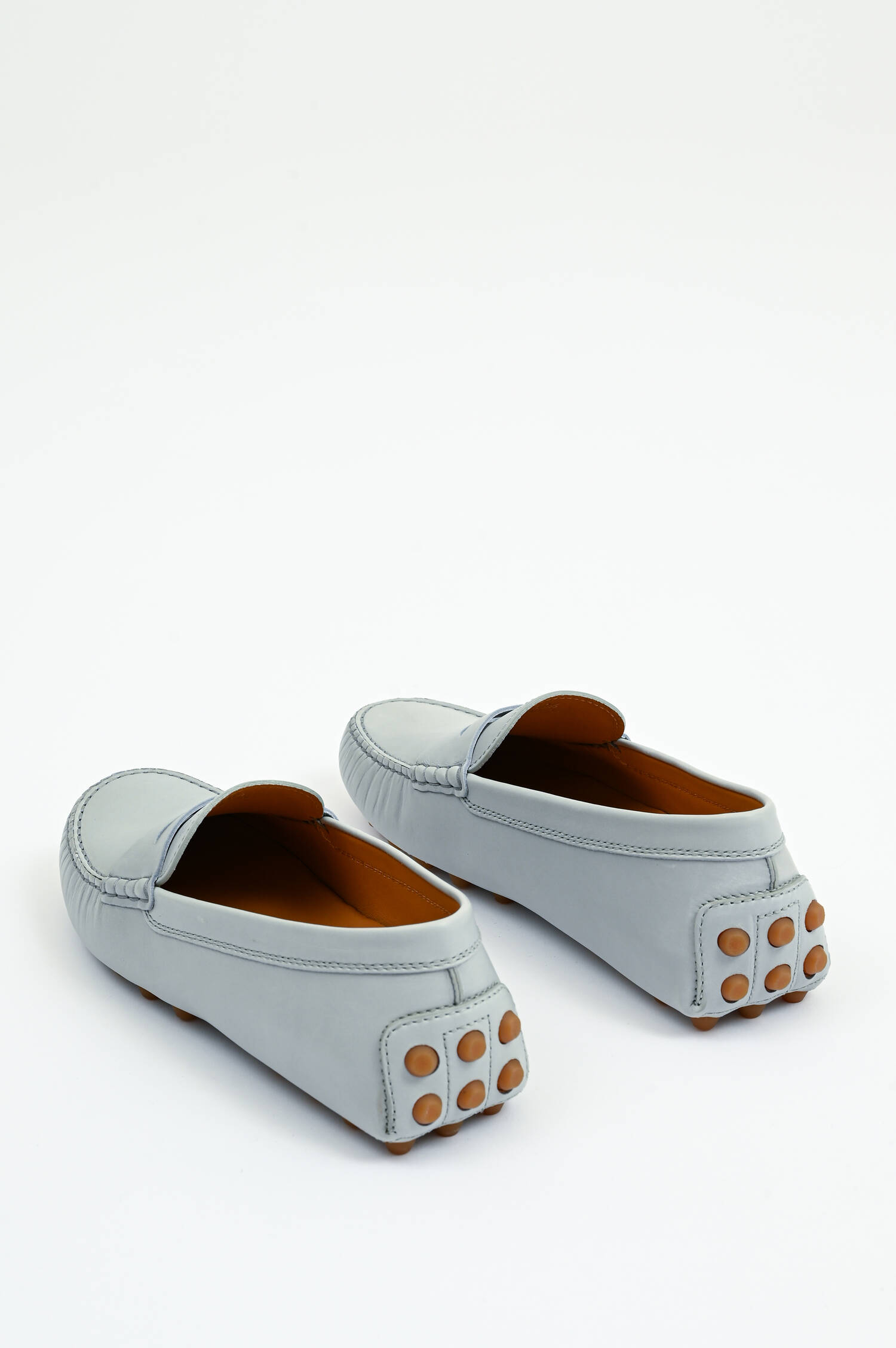 Mokkasin in Graublau