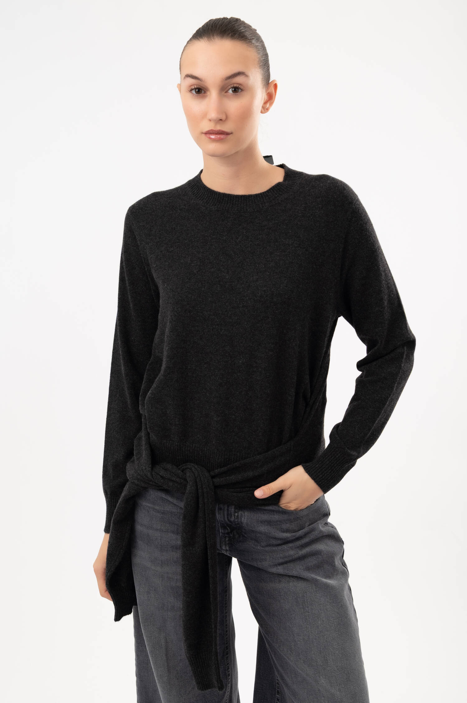 Cashmere-Pullover ELEANOR in Anthrazit Cashmere-Pullover ELEANOR in Anthrazit