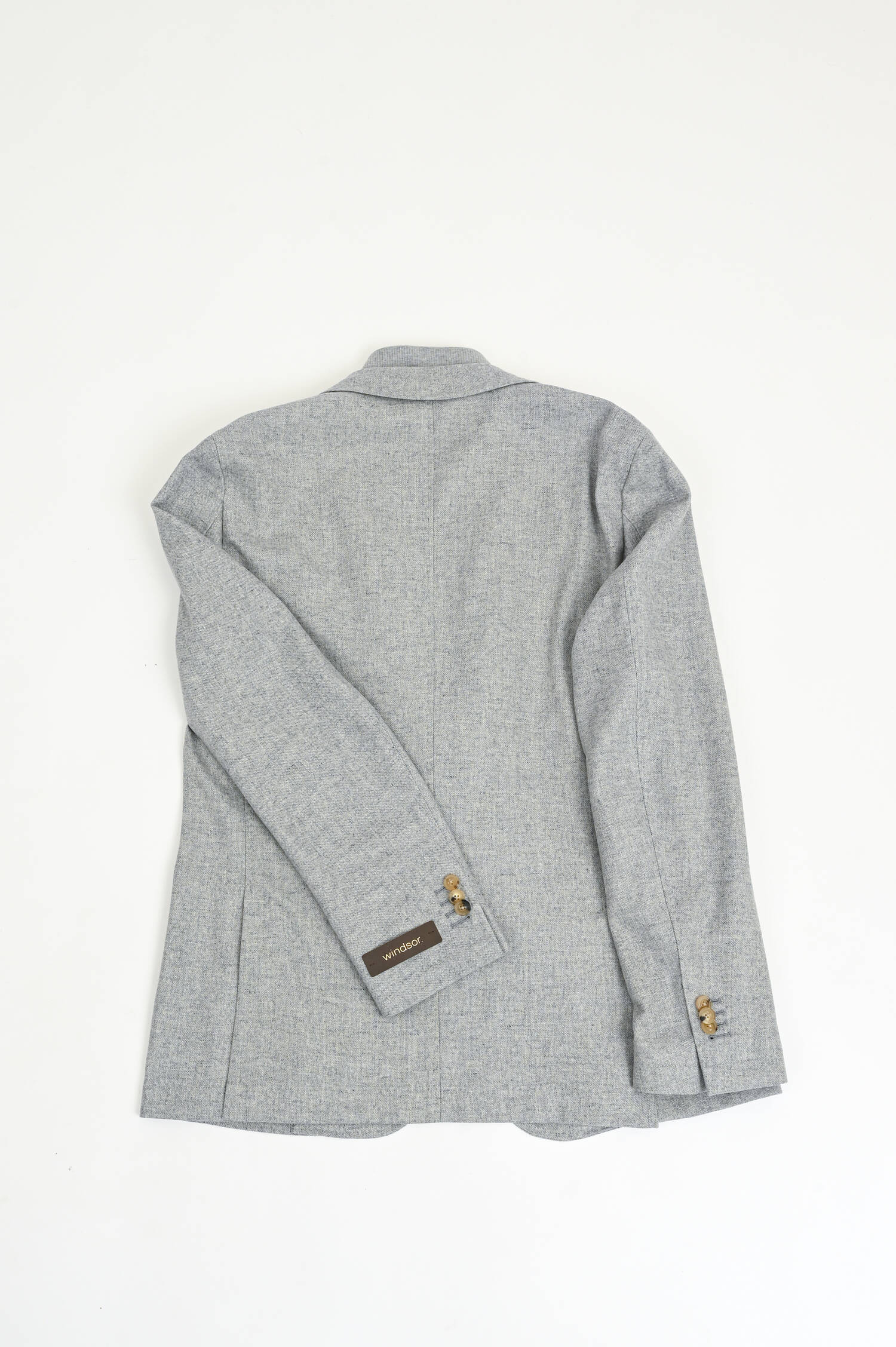 Sakko mit herauszippbarem Inlay in Grau