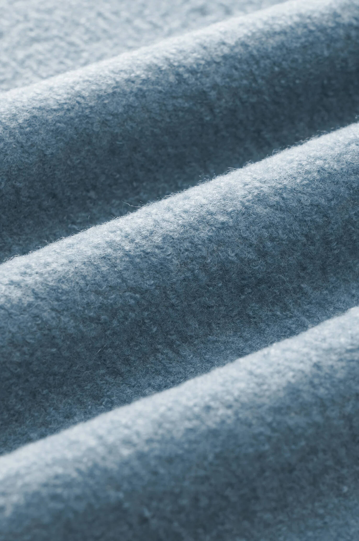 Wollmix Polo-Shirt in Hellblau