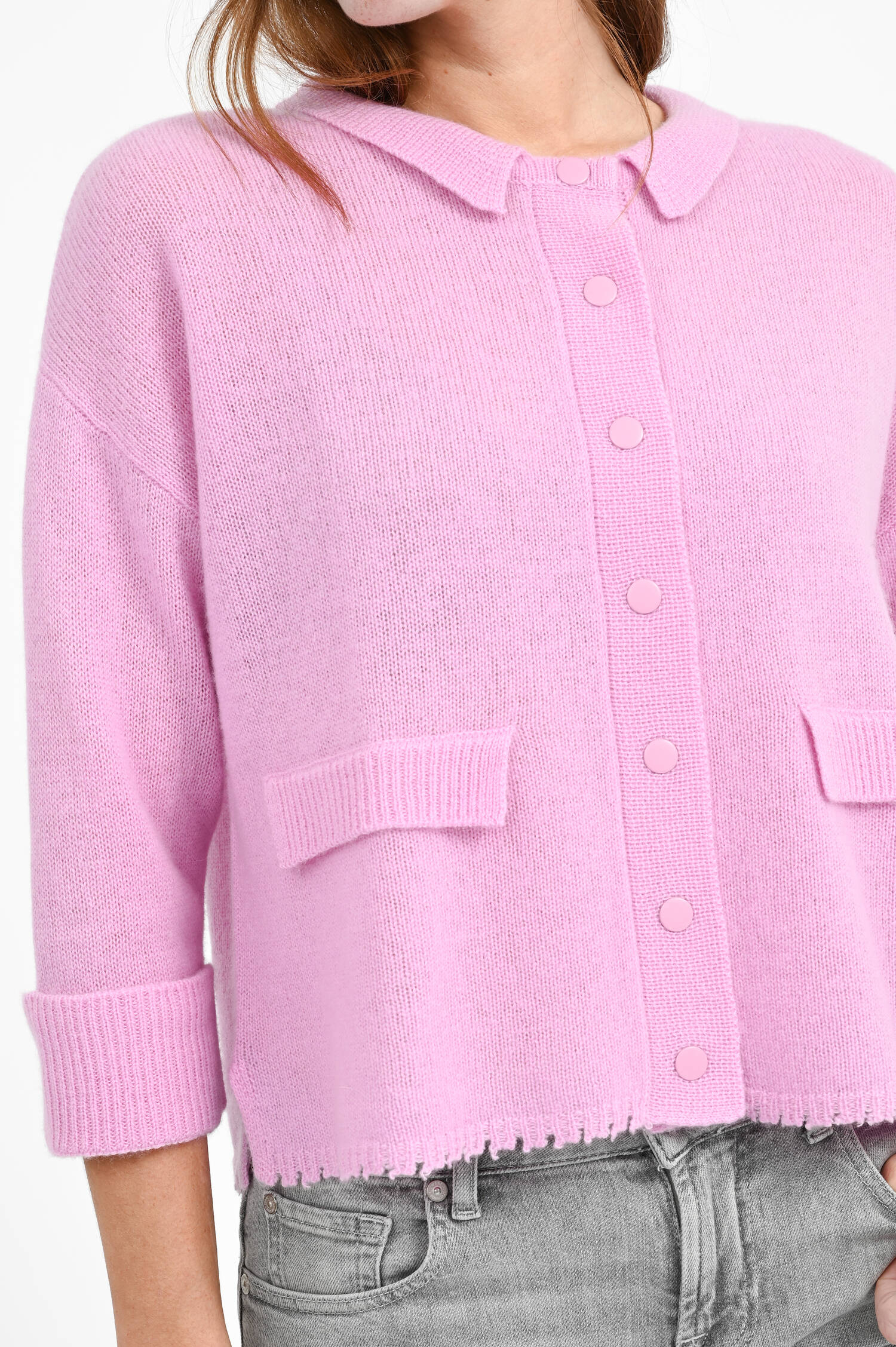 Cardigan aus Cashmere-Baumwoll-Mix in Bloom Cardigan aus Cashmere-Baumwoll-Mix in Bloom