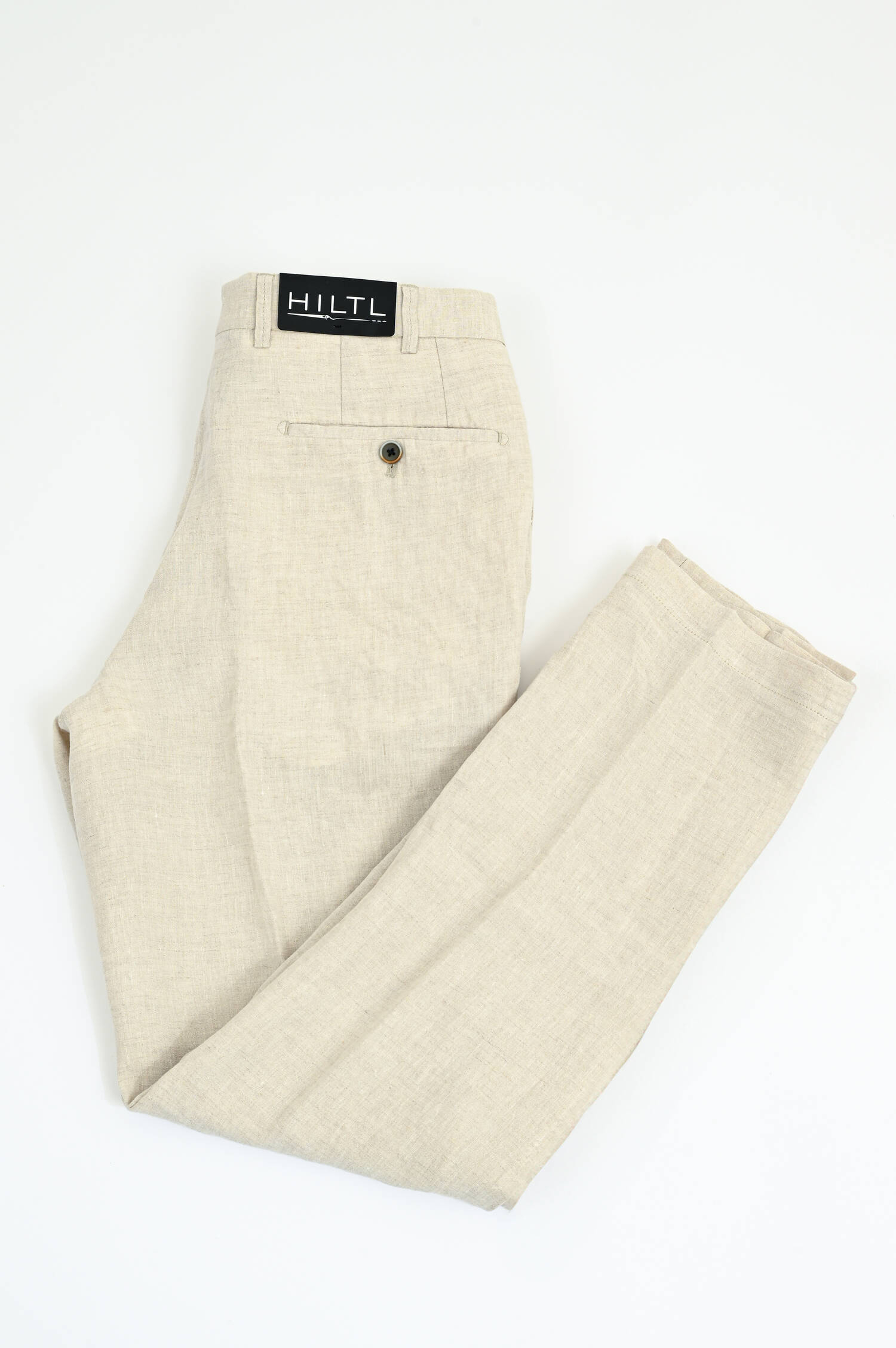 Hose PARMA aus Leinen in Sand