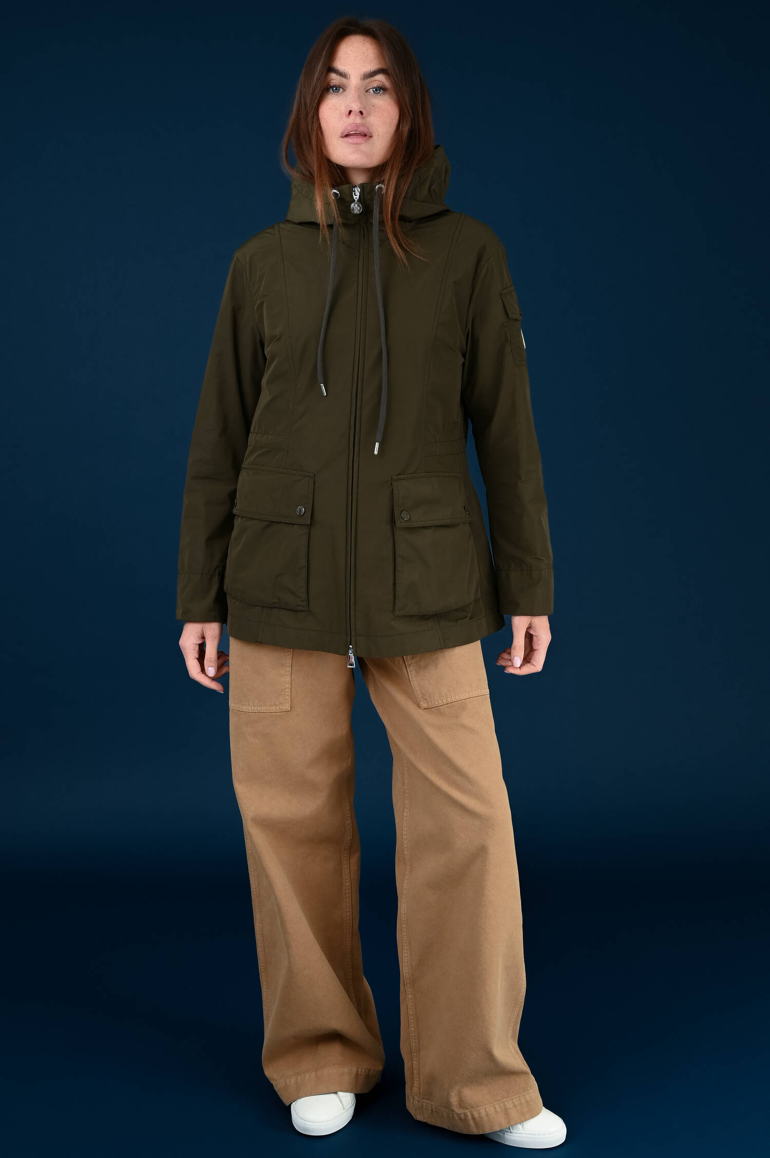 Parkajacke LEANDRO in Olivgrün