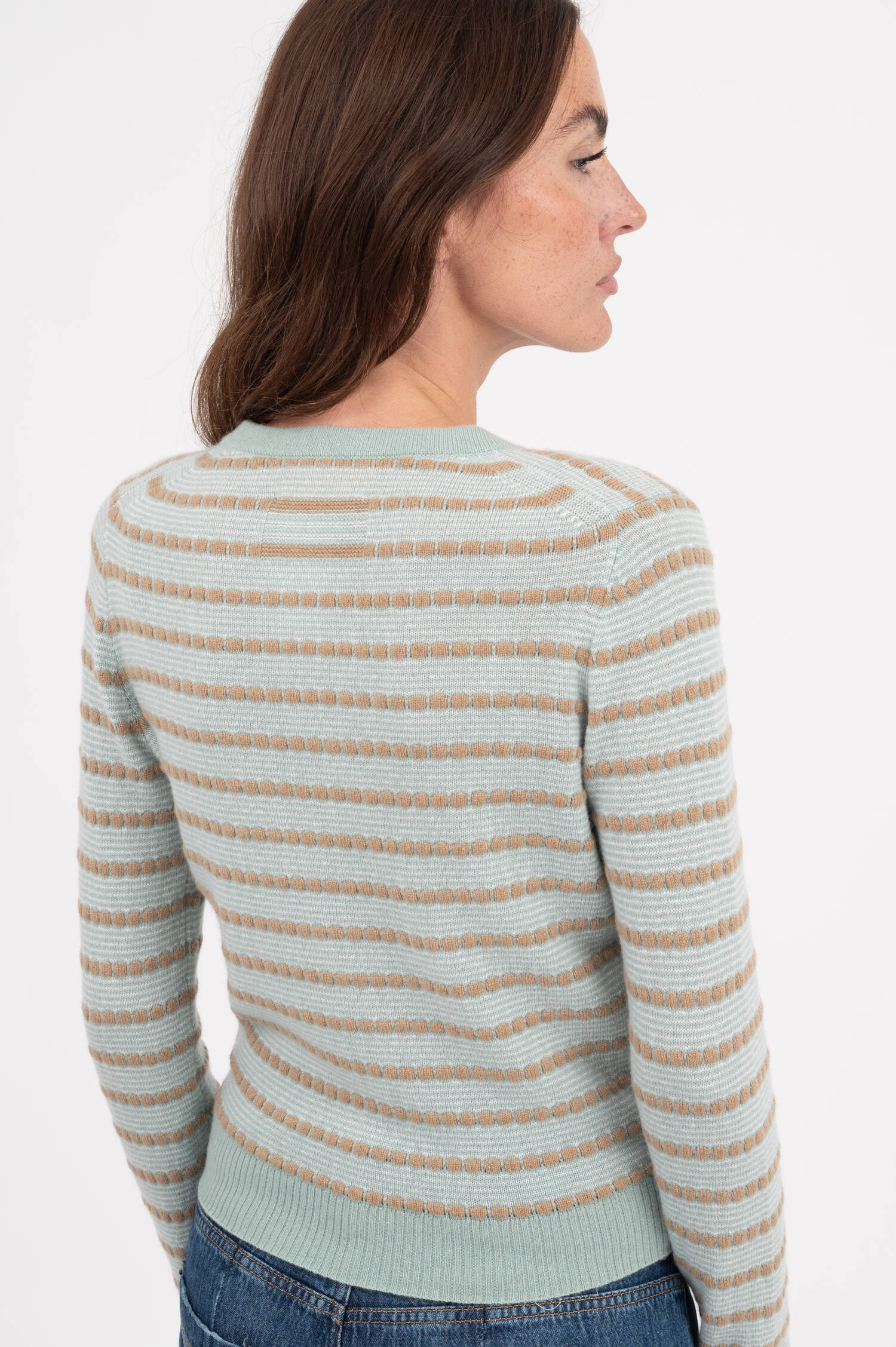 Cashmere Cardigan JANE in Mintgrün Cashmere Cardigan JANE in Mintgrün