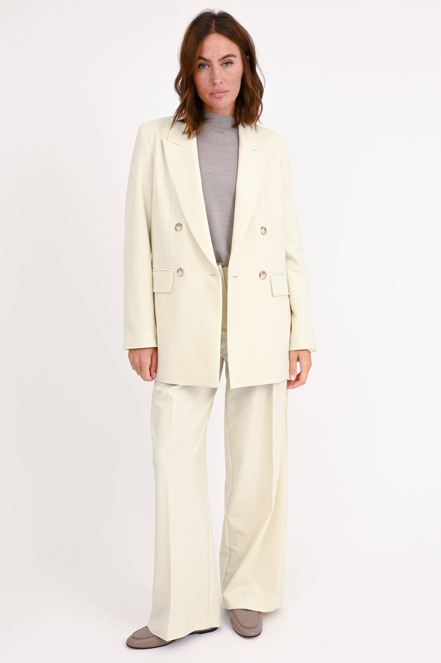 Oversize Blazer AVIANE in Creme