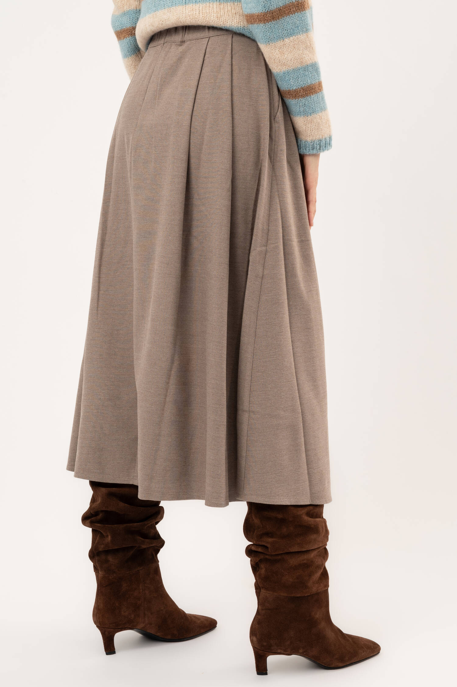 Midi-Rock in Beige