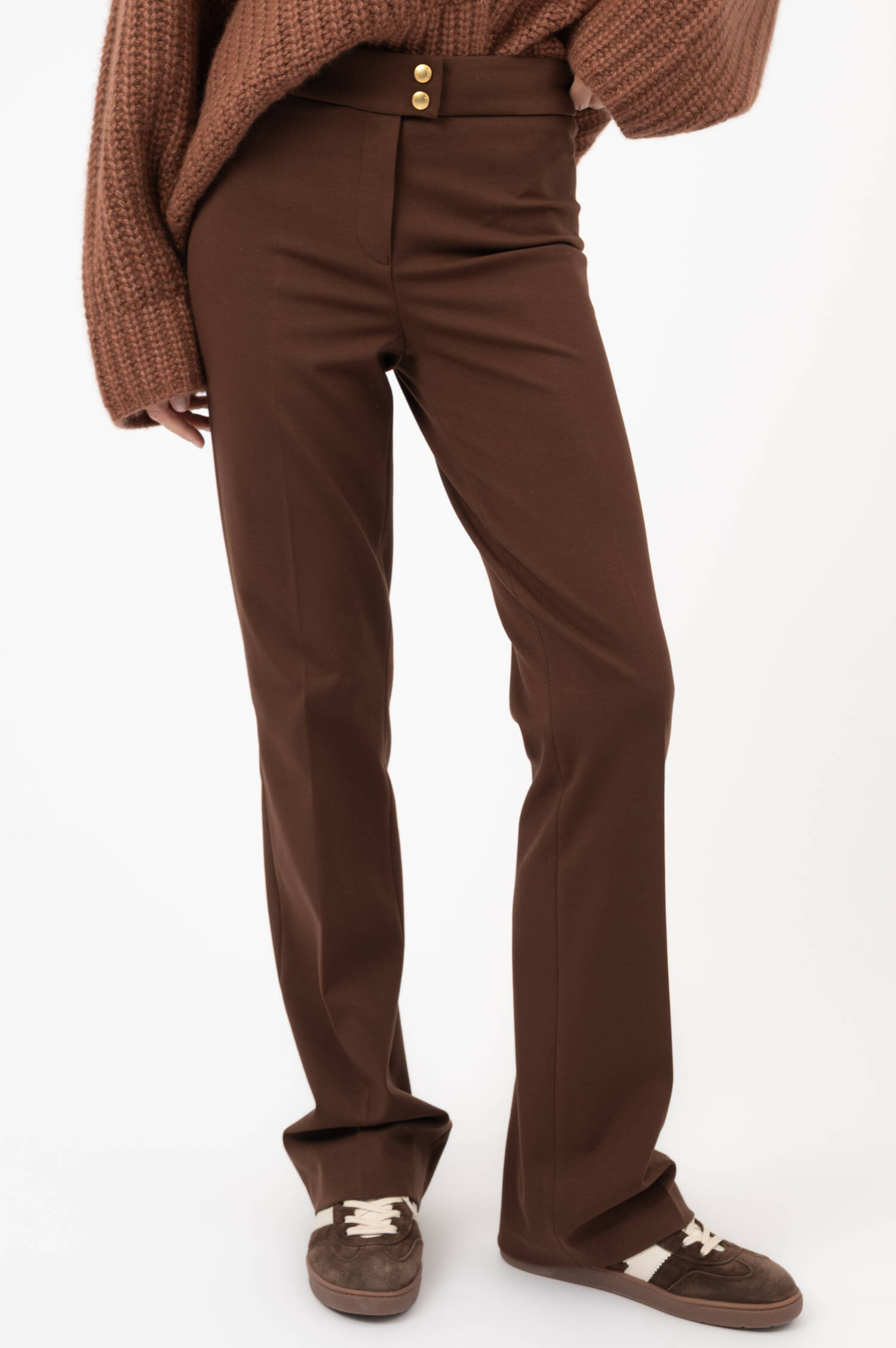 Viskose-Mix-Hose ELLIE in Braun Viskose-Mix-Hose ELLIE in Braun