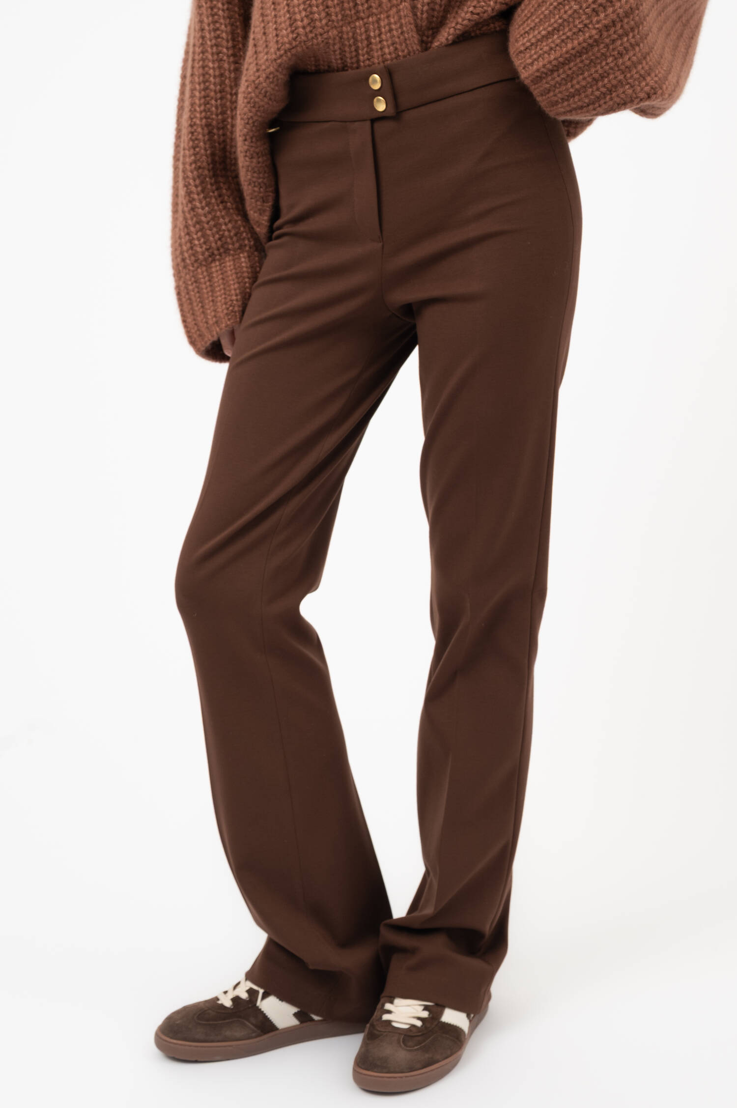 Viskose-Mix-Hose ELLIE in Braun Viskose-Mix-Hose ELLIE in Braun