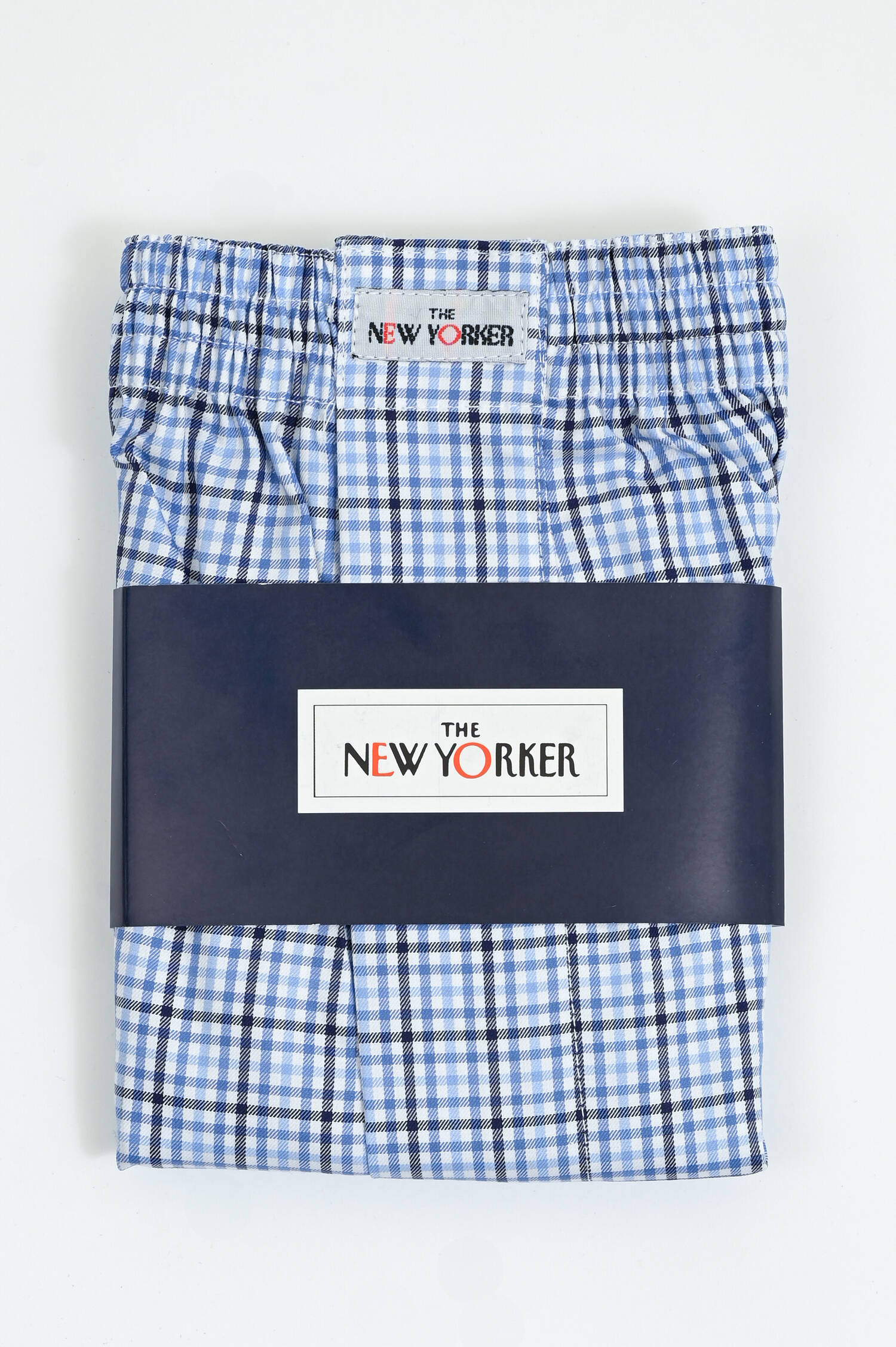  Boxershorts aus Baumwolle in Navy/Blau karriert