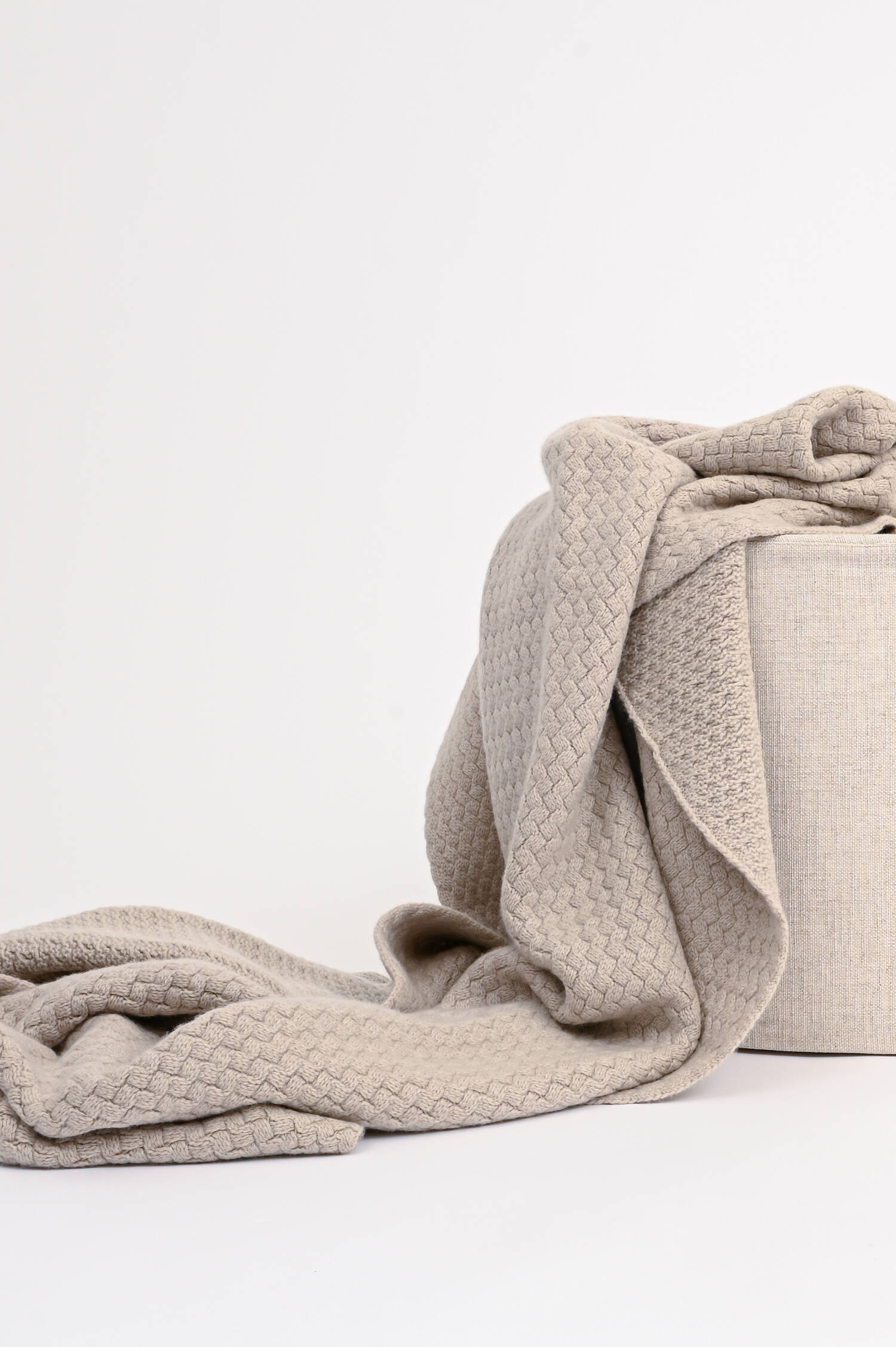 Cashmere Plaid SHANGHAI in Sand Cashmere Plaid SHANGHAI in Sand