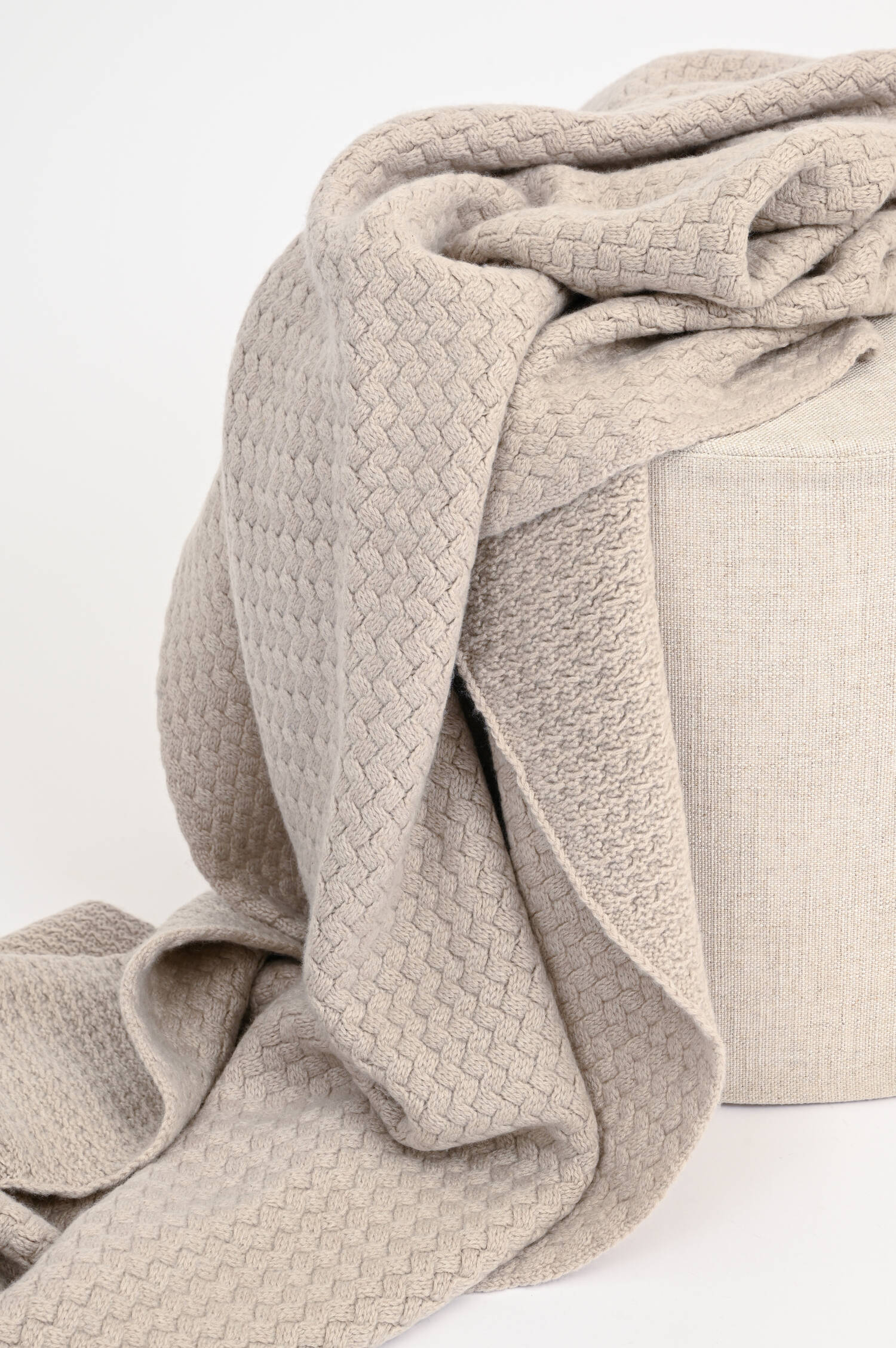 Cashmere Plaid SHANGHAI in Sand Cashmere Plaid SHANGHAI in Sand