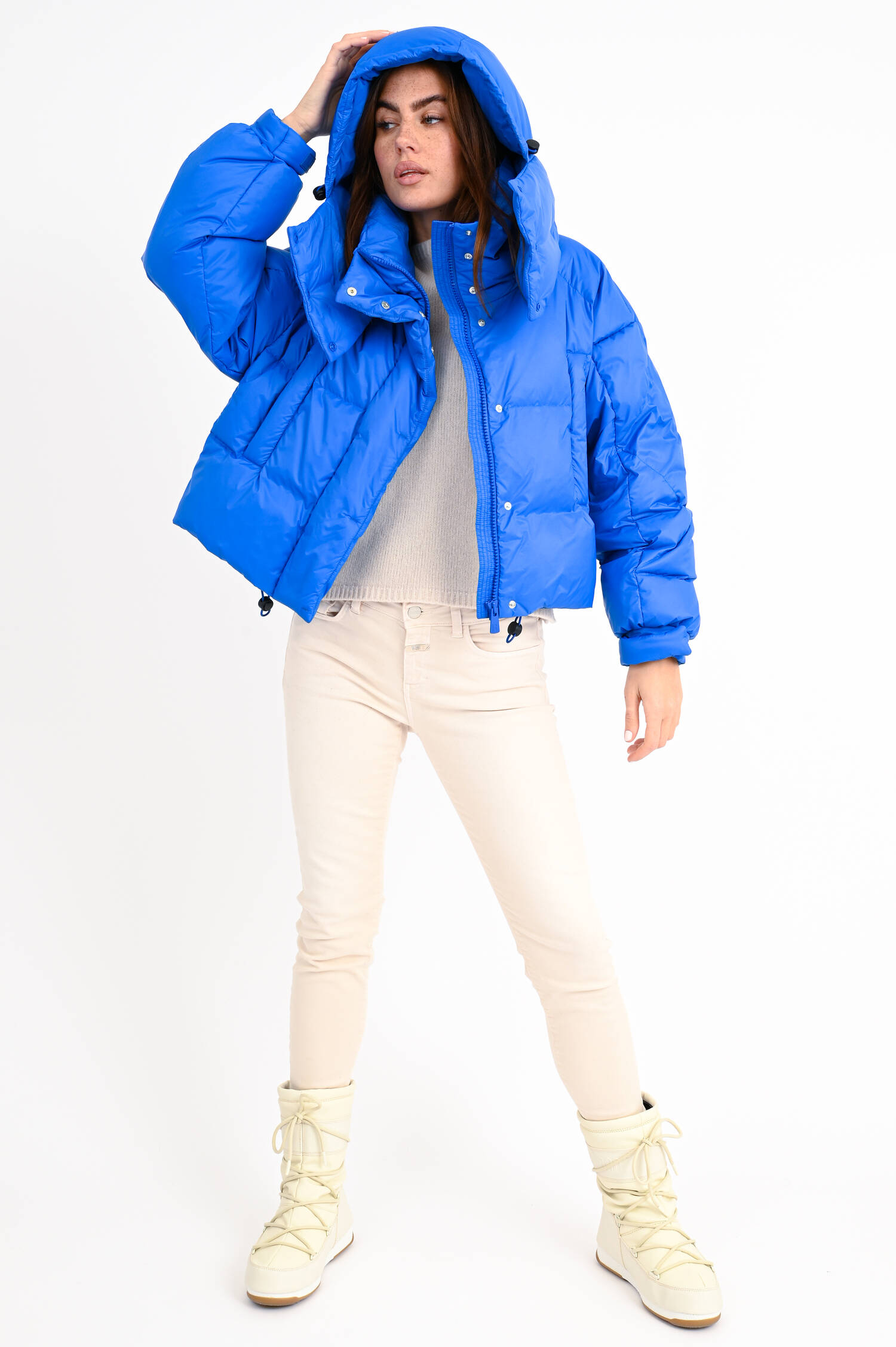 Daunenjacke PUFFA RING in Kobaltblau Daunenjacke PUFFA RING in Kobaltblau