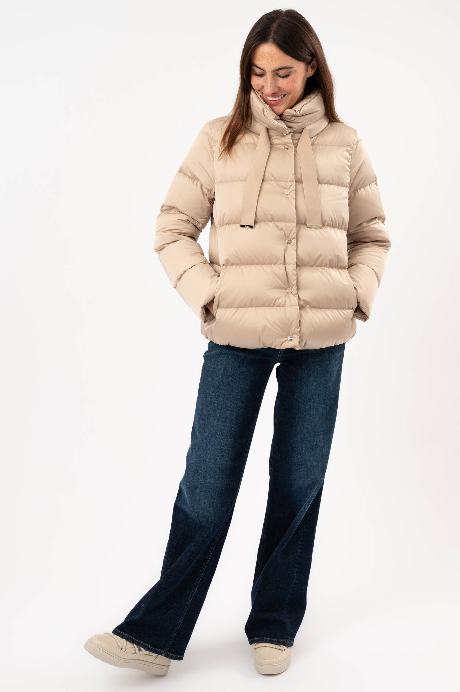 Daunenjacke in Beige Daunenjacke in Beige