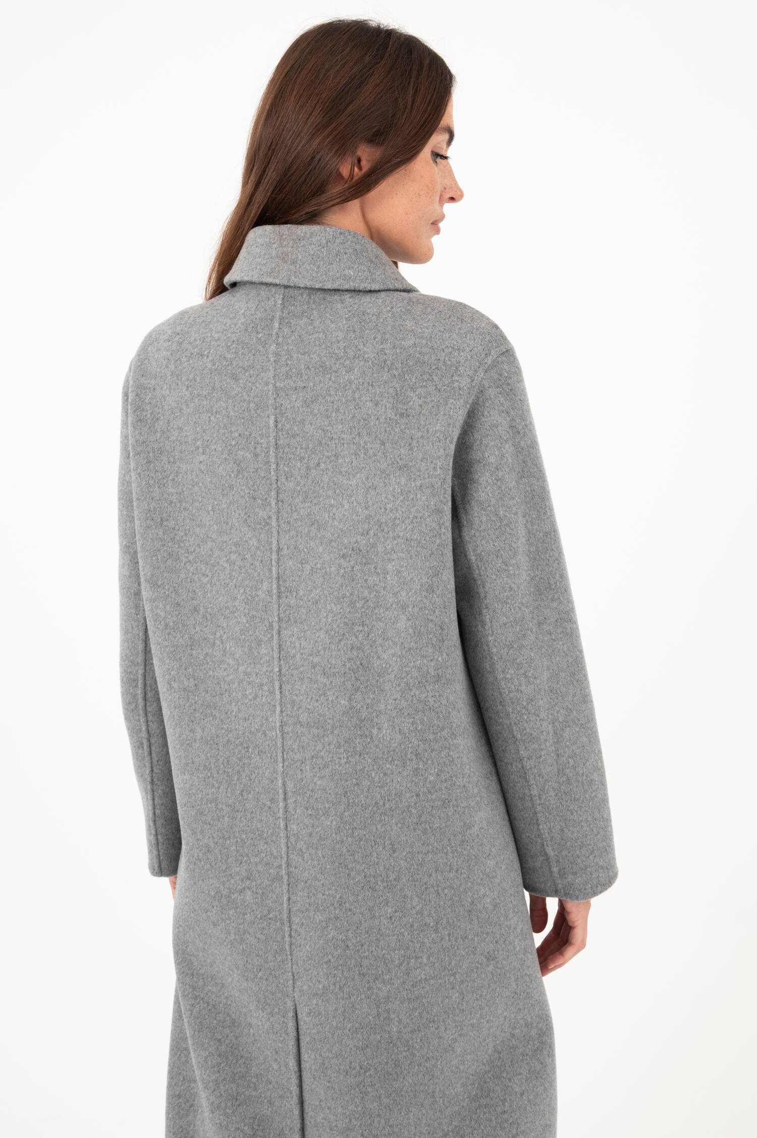 Woll-Cashmere-Mantel REGINA in Grau