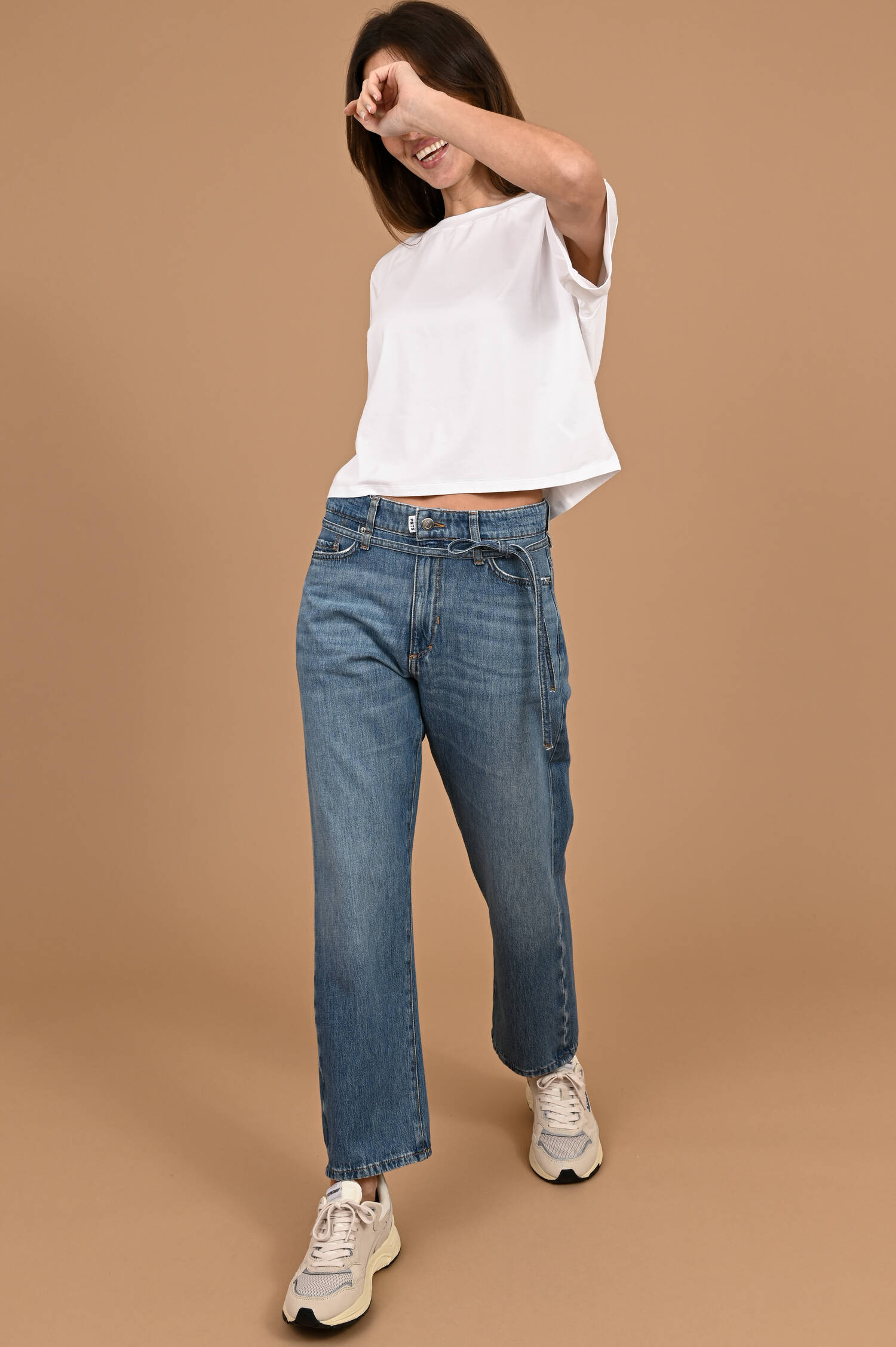 Cropped Leg Jeans THE FRIEND in Sky Blau
