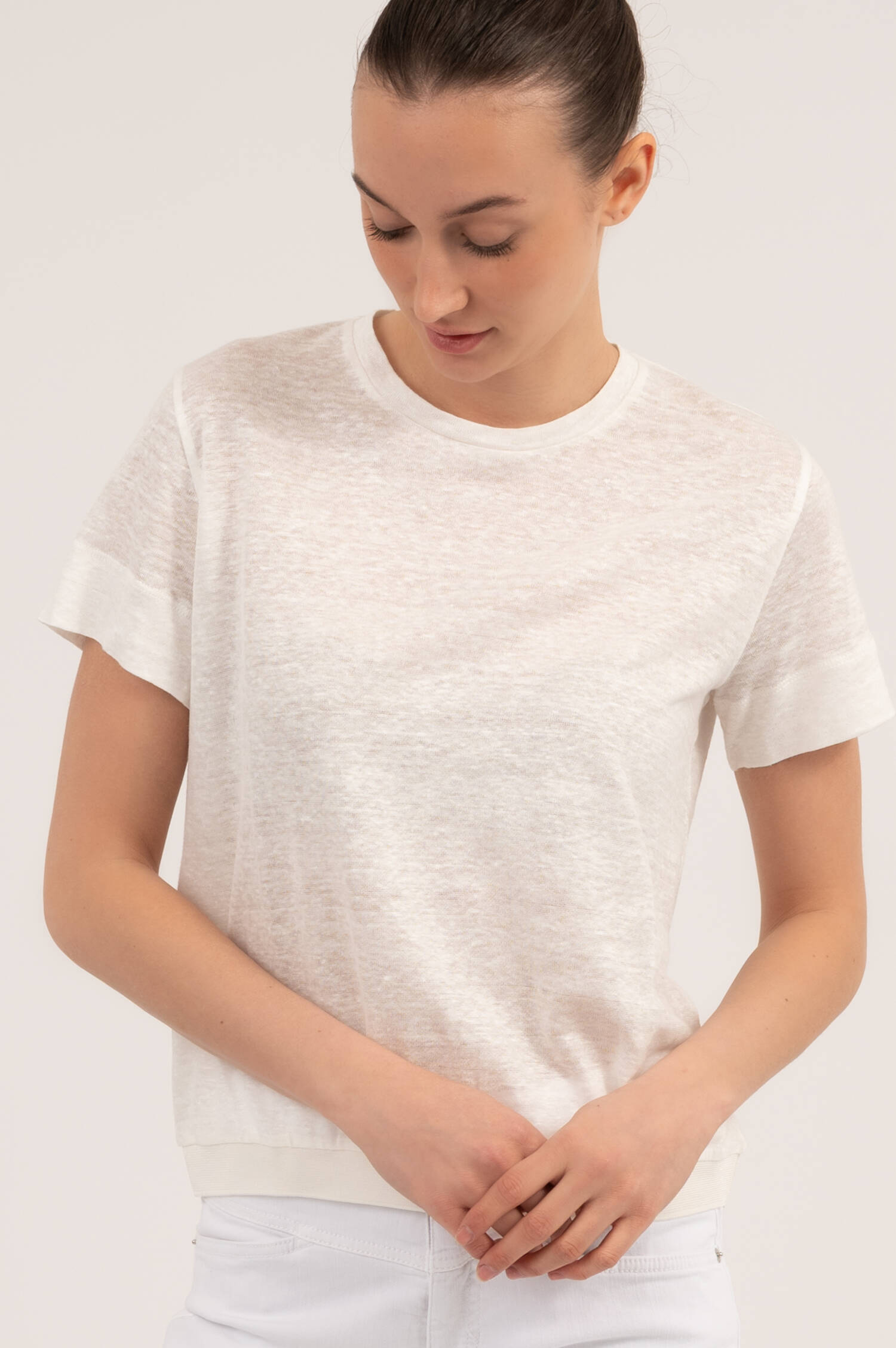 Hanf T-Shirt NATURAL EASE in Weiß