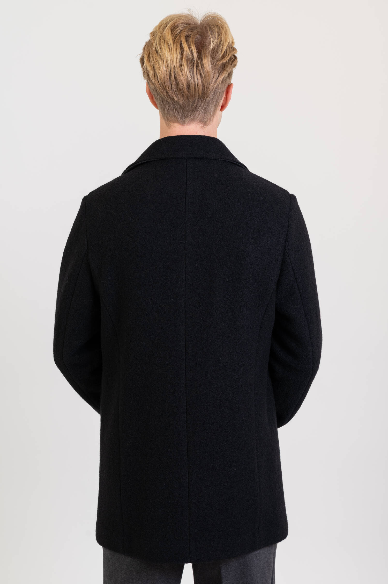 Kochwoll-Cabanjacke in Schwarz Kochwoll-Cabanjacke in Schwarz