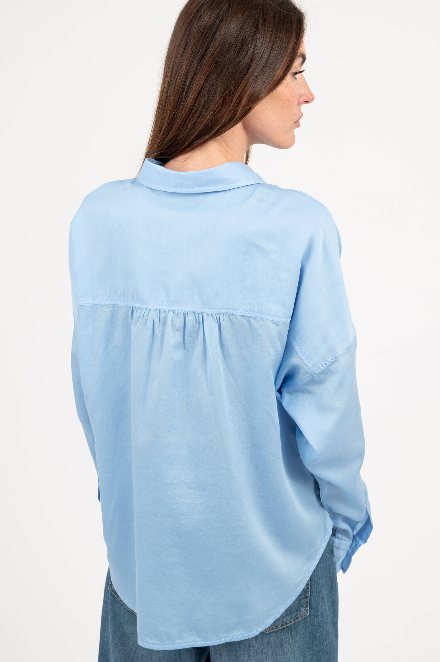 Bluse SANDY in Hellblau