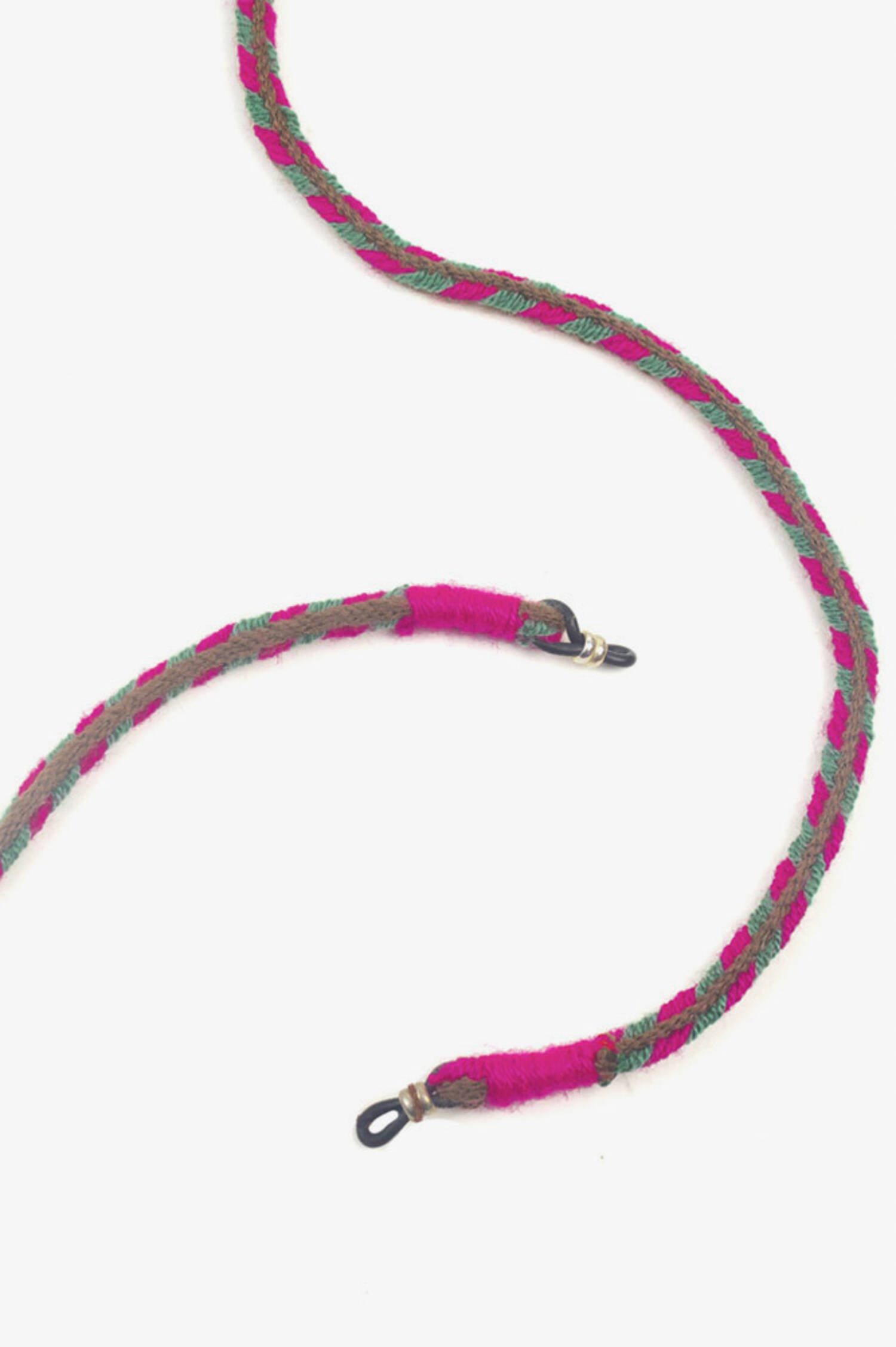 Brillenband in Pink/Grün/Braun Brillenband in Pink/Grün/Braun