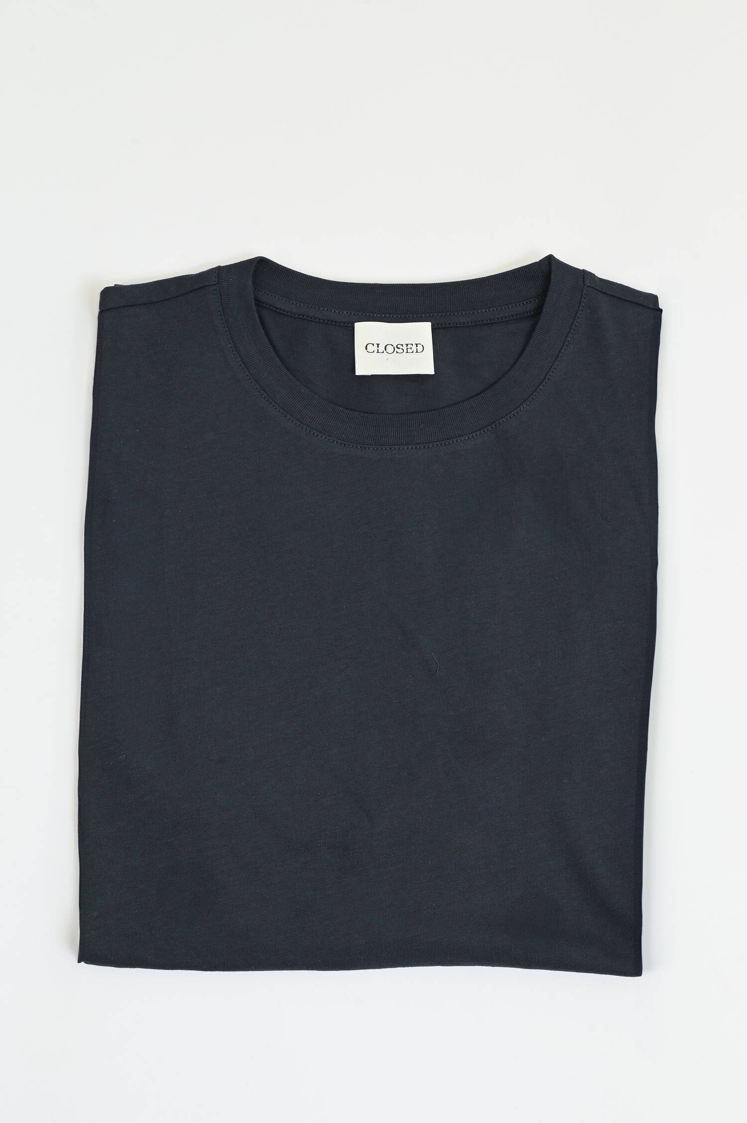 Basic Kurzarm-Shirt in Dark Night