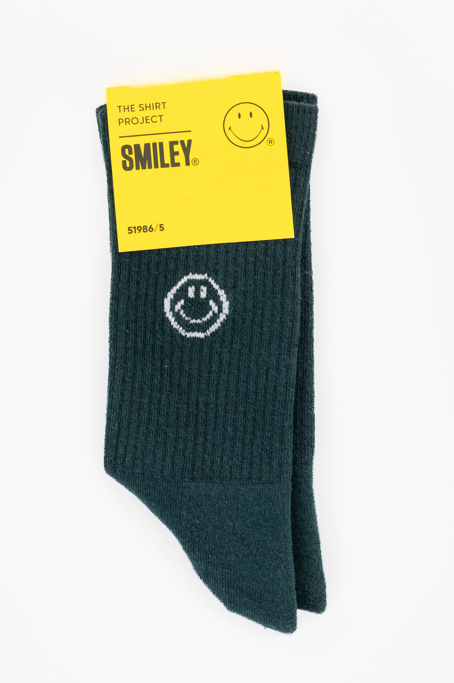 Socken mit Smiley in Grün Socken mit Smiley in Grün
