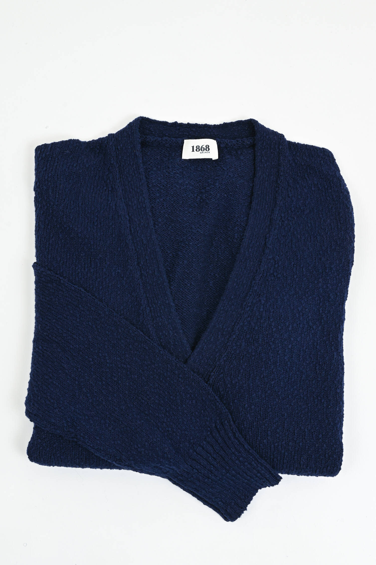 Strickweste aus Baumwolle in Marine Strickweste aus Baumwolle in Marine